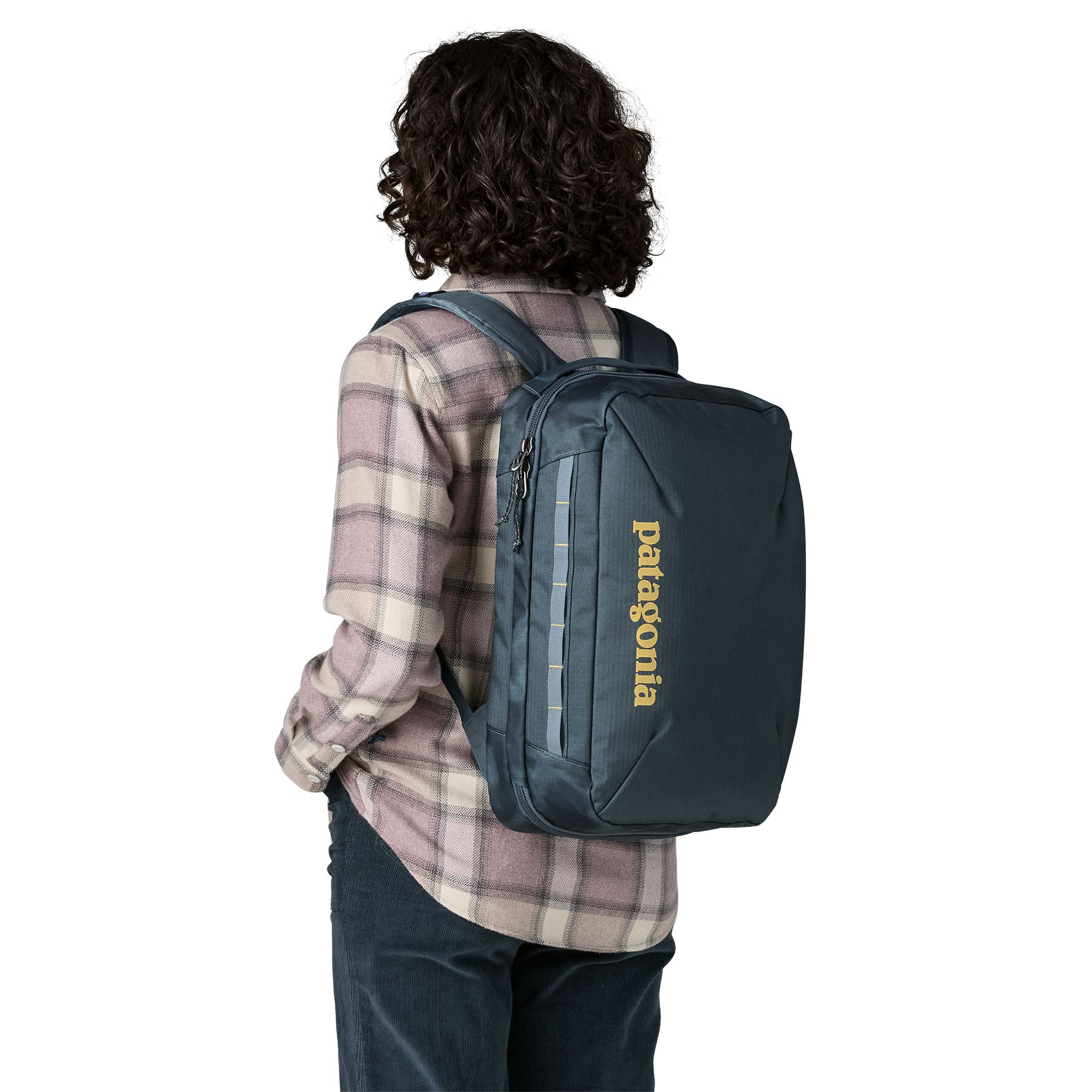 Patagonia Black Hole Micro MLC Backpack 22L in Sastrugi: Summit Blue — lifestyle