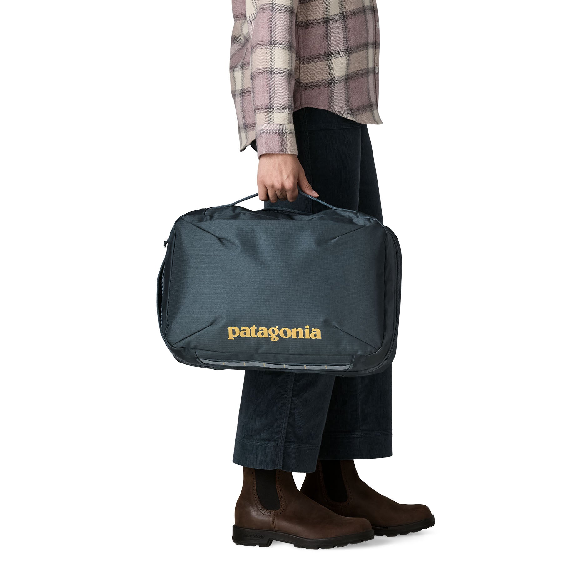 Patagonia Black Hole Micro MLC Backpack 22L in Sastrugi: Summit Blue — lifestyle 2