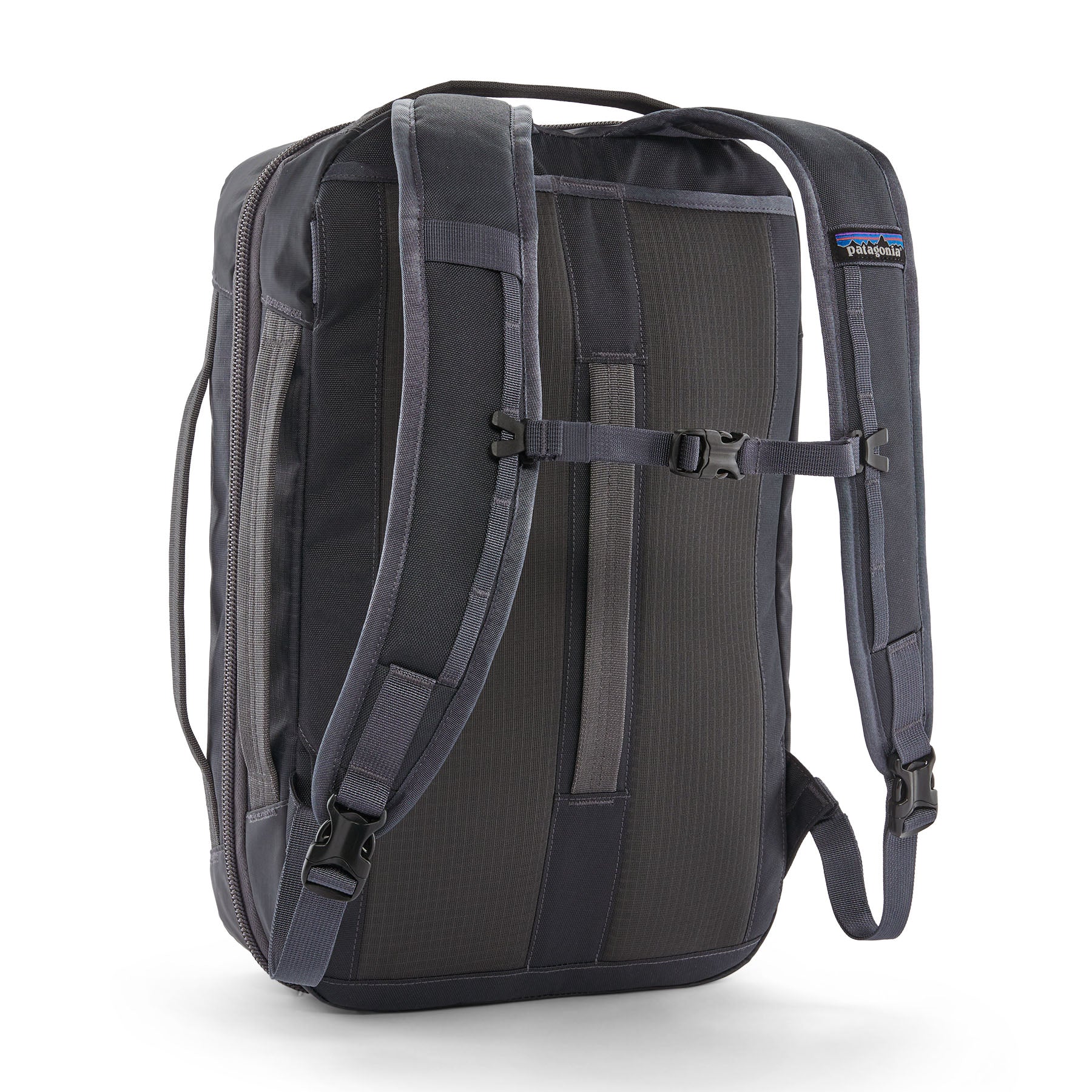 Patagonia Black Hole Micro MLC Backpack 22L in Smolder Blue — back view
