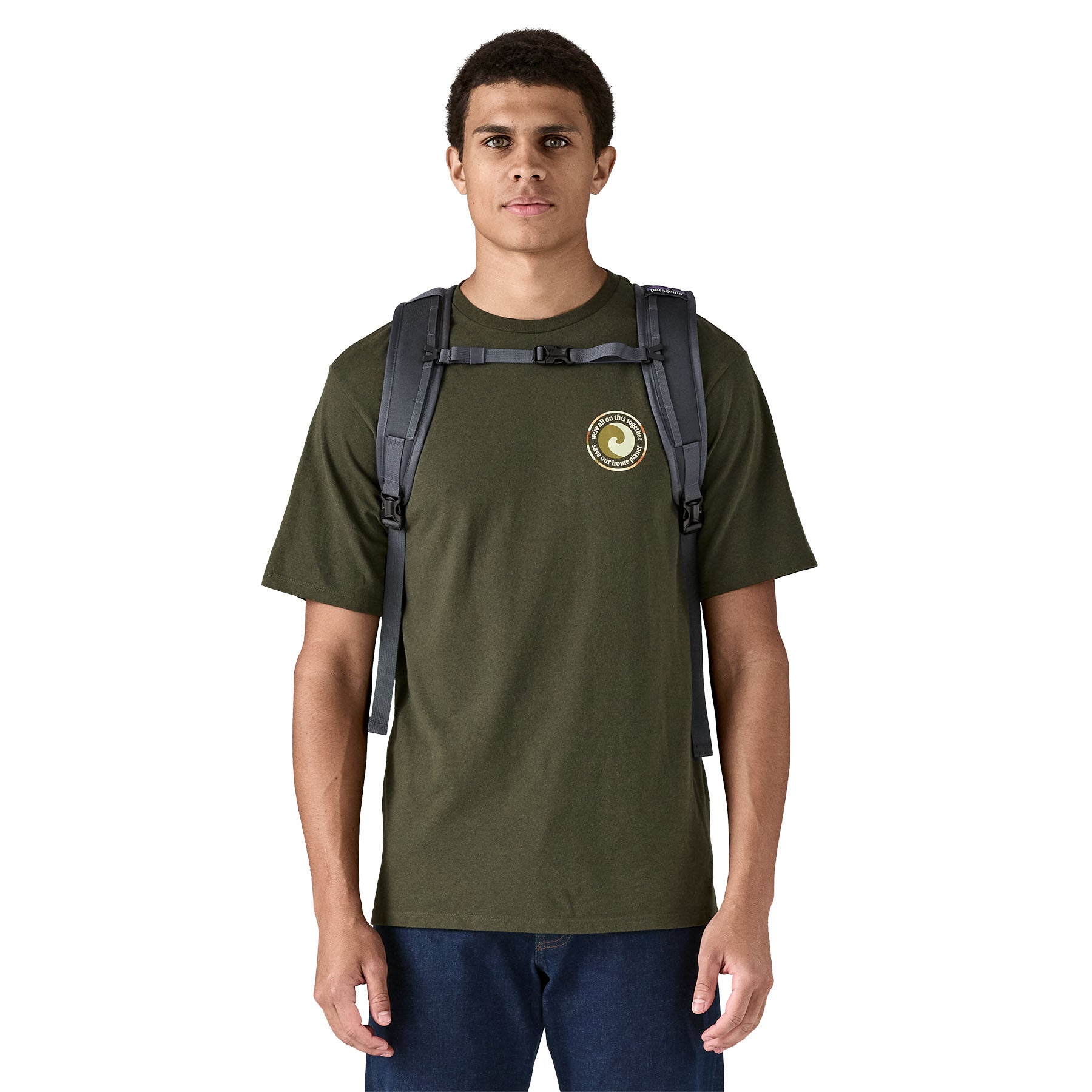 Patagonia Black Hole Micro MLC Backpack 22L in Smolder Blue — lifestyle 2
