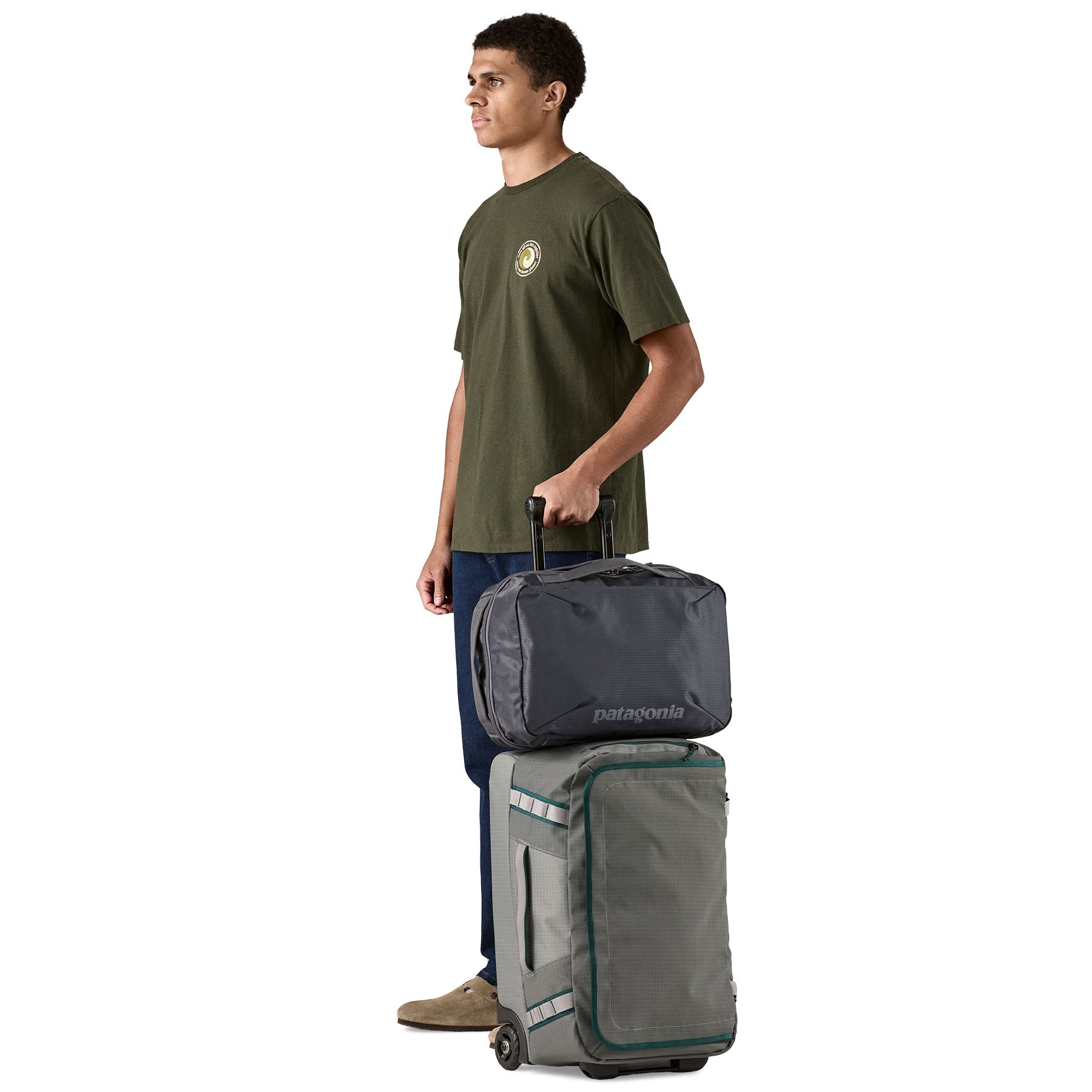 Patagonia Black Hole Micro MLC Backpack 22L in Smolder Blue — lifestyle 3