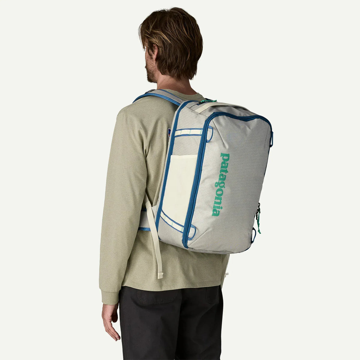 Patagonia Black Hole Mini MLC Pack 30L in Birch White — lifestyle 2