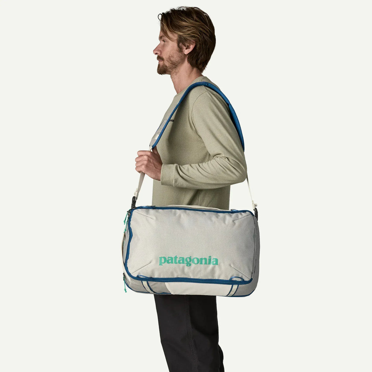 Patagonia Black Hole Mini MLC Pack 30L in Birch White — lifestyle