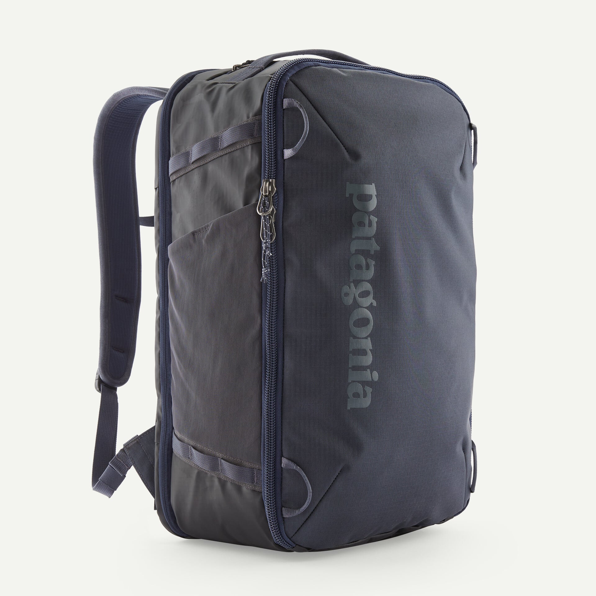 Patagonia Black Hole Mini MLC Pack 30L in Smolder Blue/Forge Grey — front view