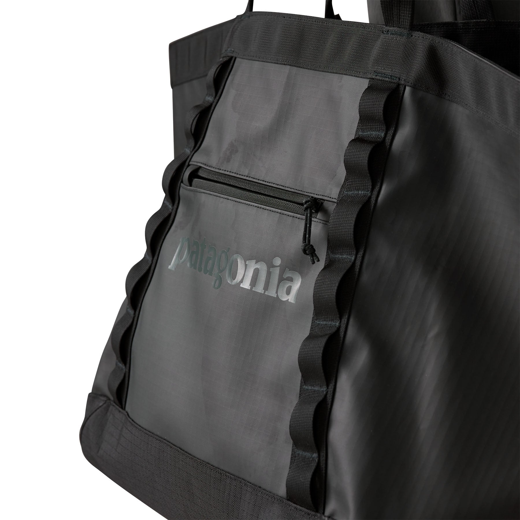 Patagonia Black Hole Gear Tote 61L in Black — lifestyle