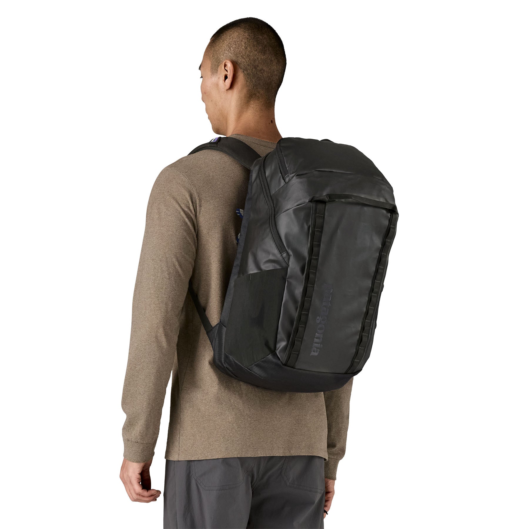 Patagonia Black Hole Pack 32L in Black — lifestyle