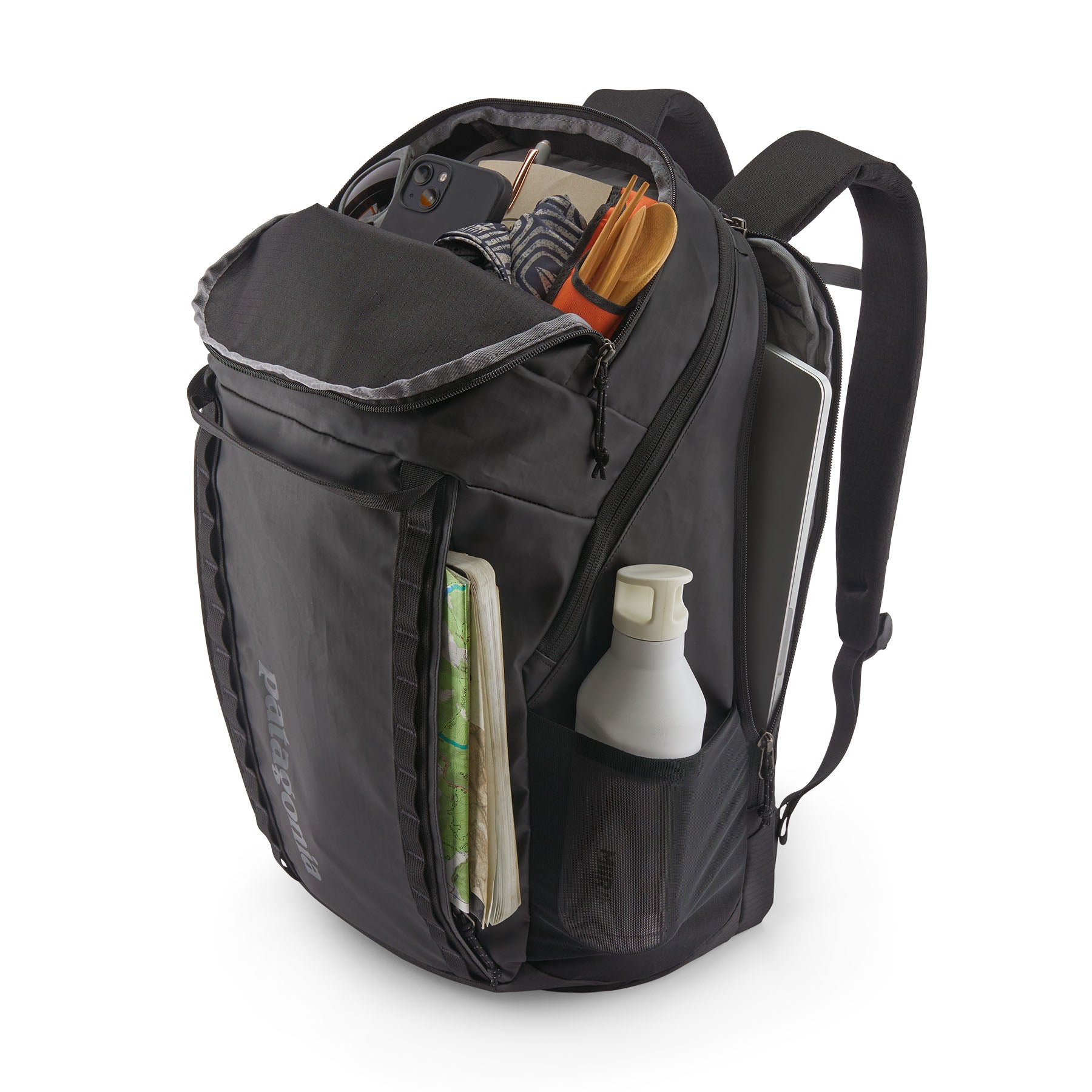 Patagonia Black Hole Pack 32L in Black — detail view