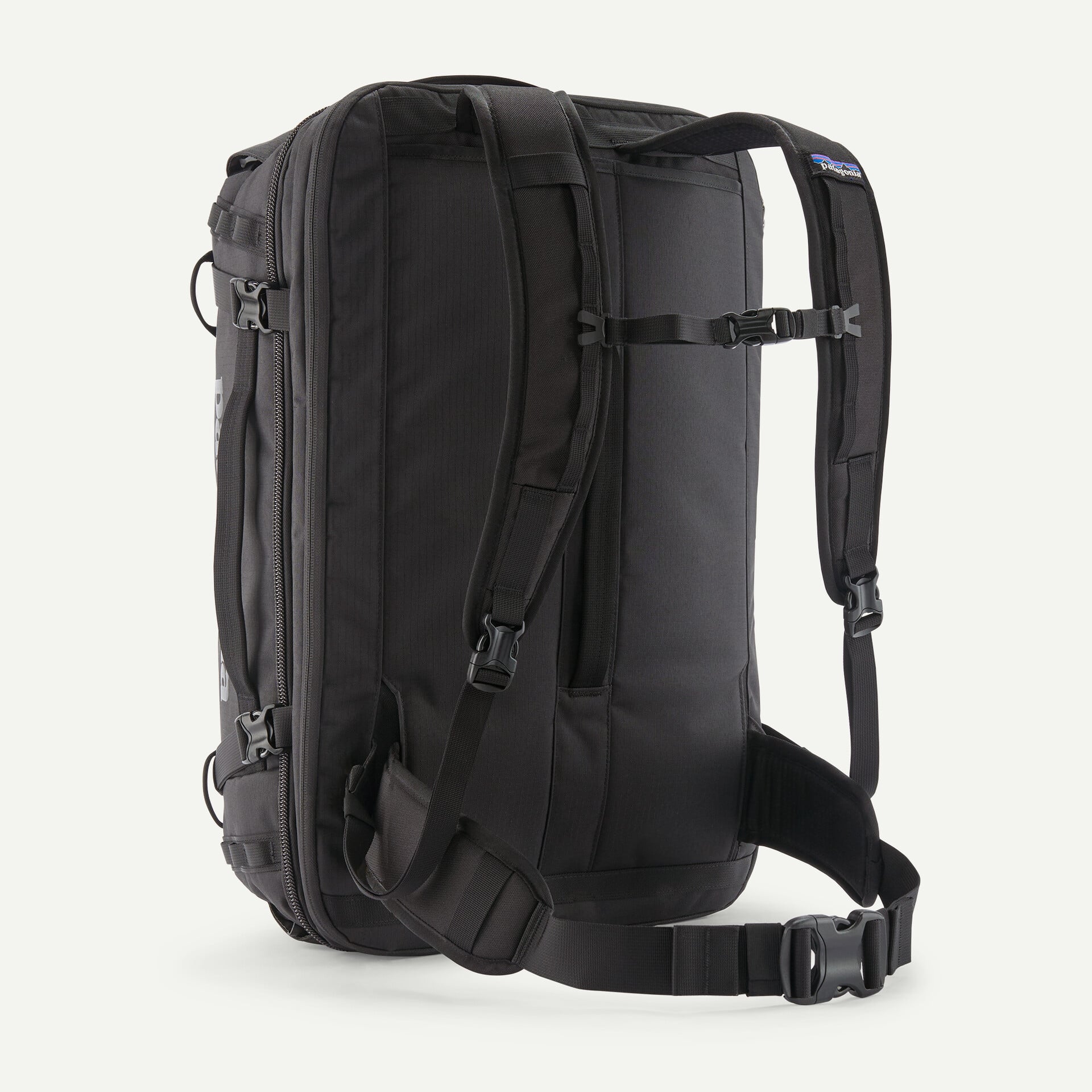 Patagonia Black Hole MLC Pack 45L in Black — angle view 4