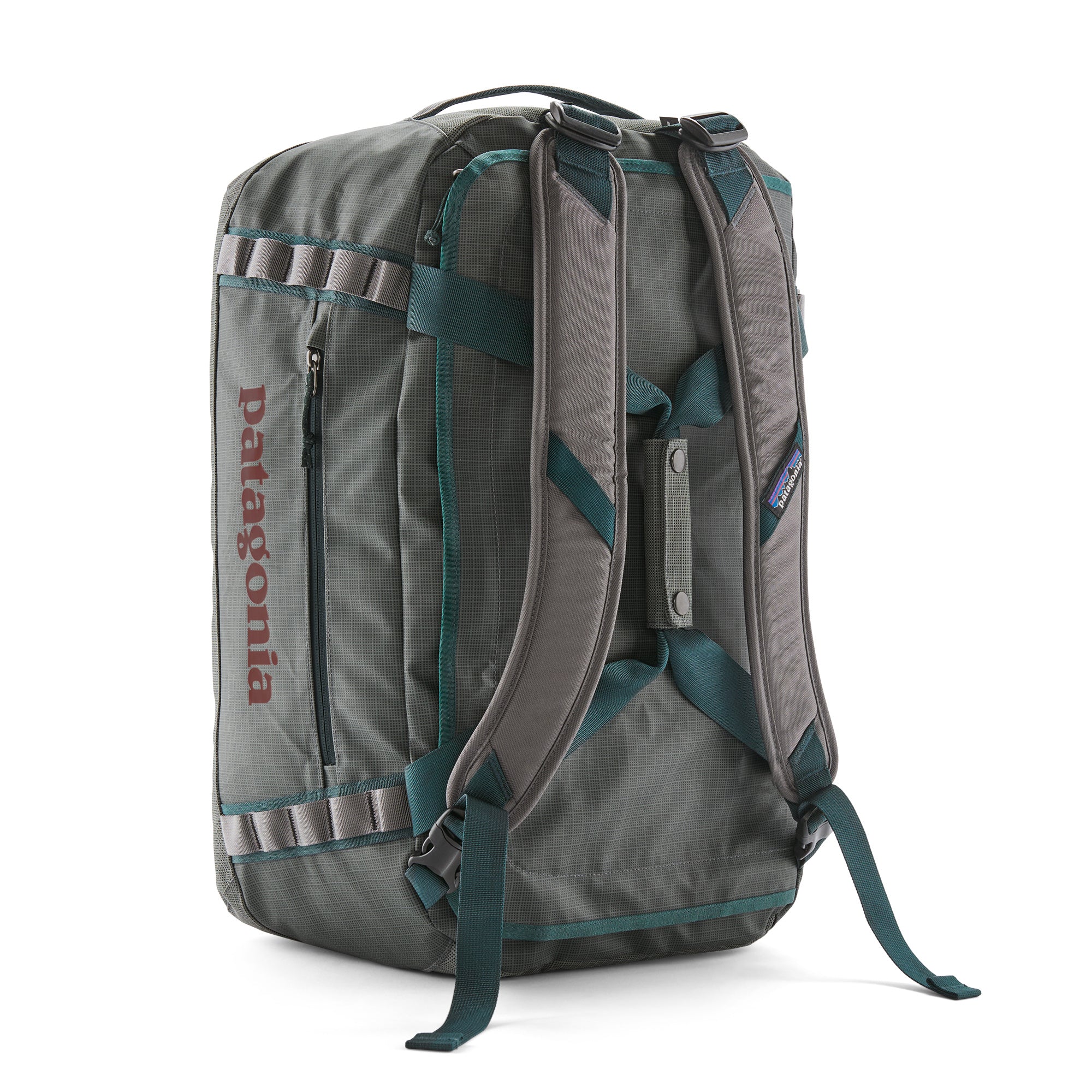 Patagonia Black Hole Duffel 40L in Noble Grey — angle view 2