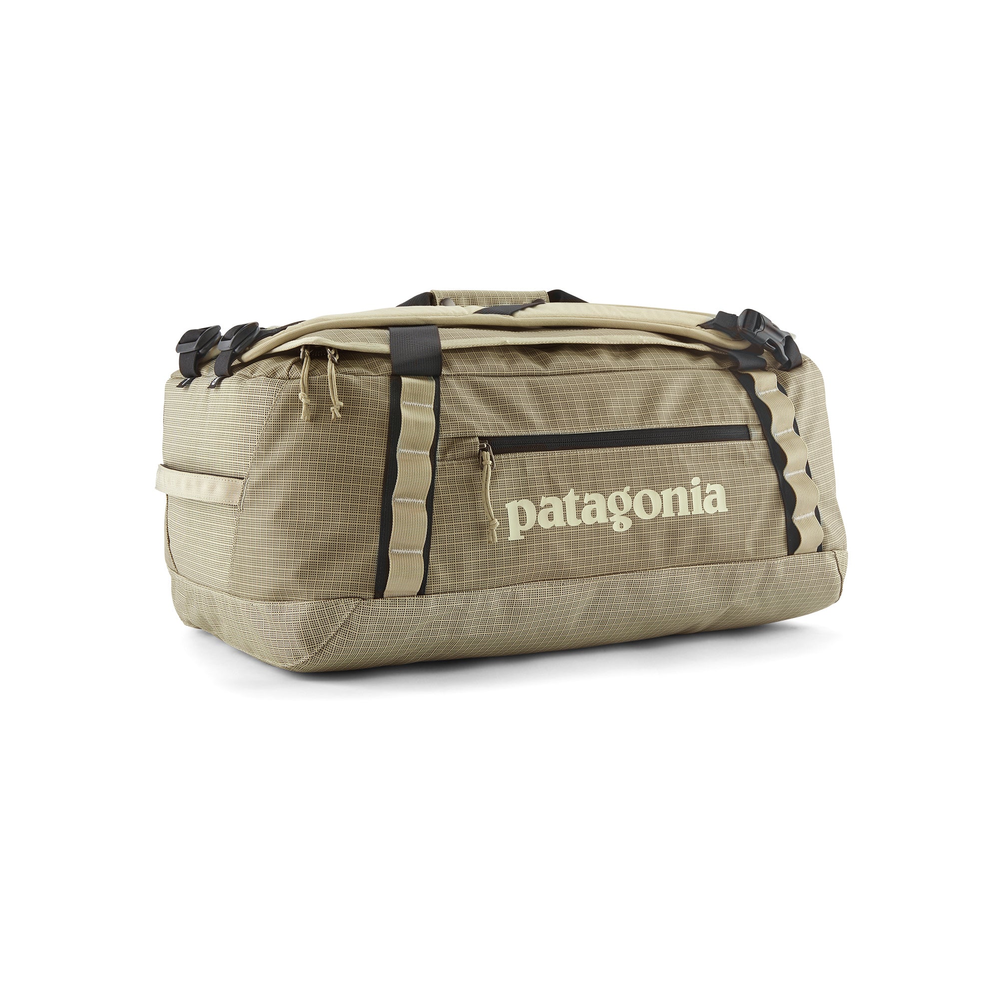 Patagonia Black Hole Duffel 40L in Weathered Stone — front view