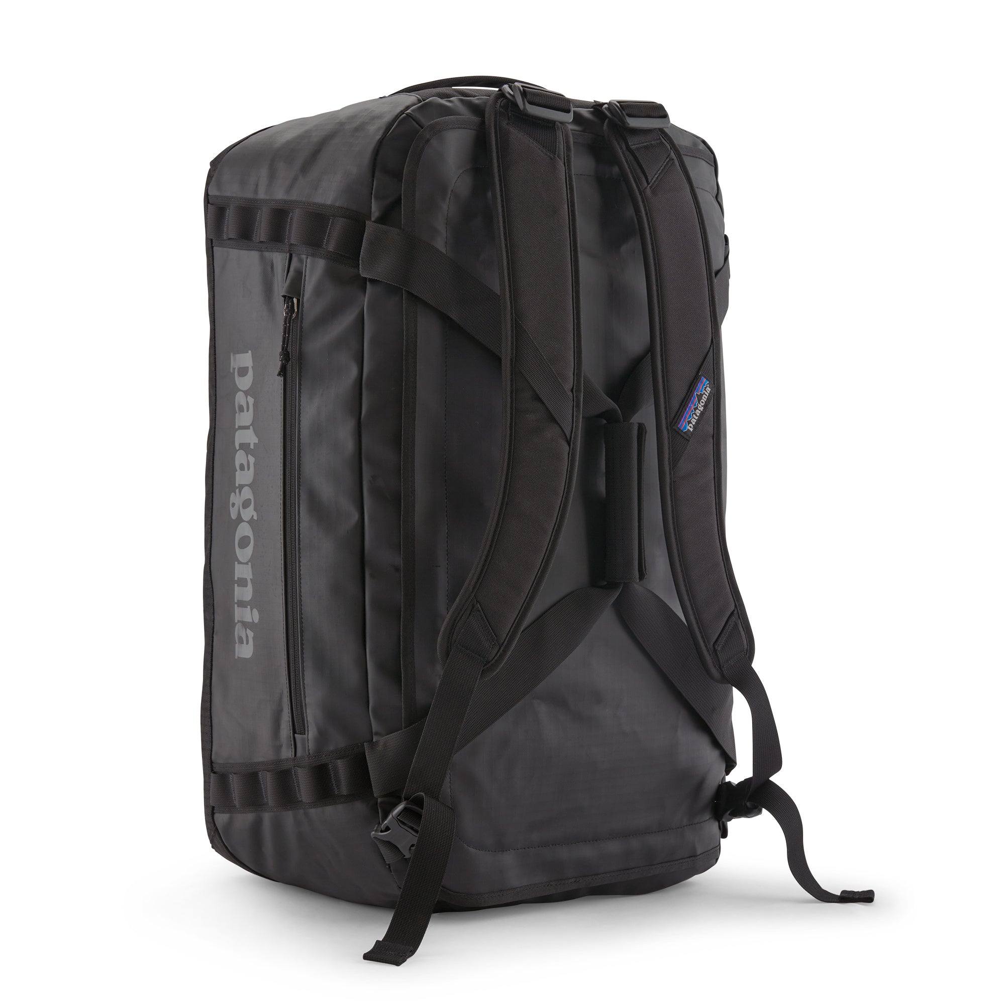 Patagonia Black Hole Duffel 55L in Black — angle view 3