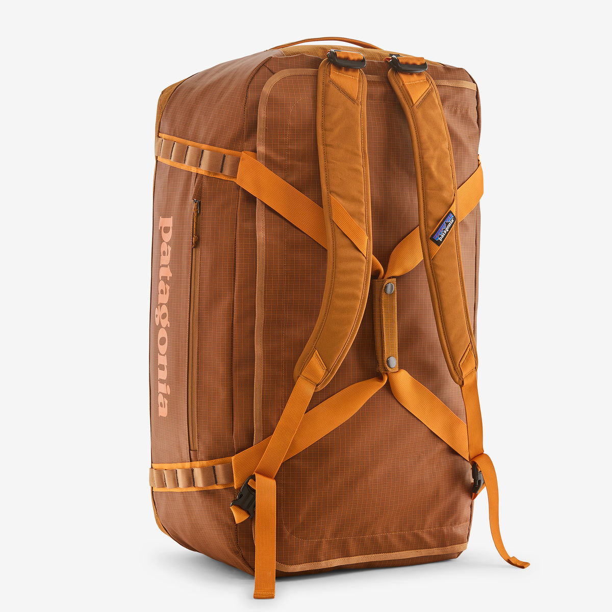 Patagonia Black Hole Duffel 70L in Cinnamon Brown — back view
