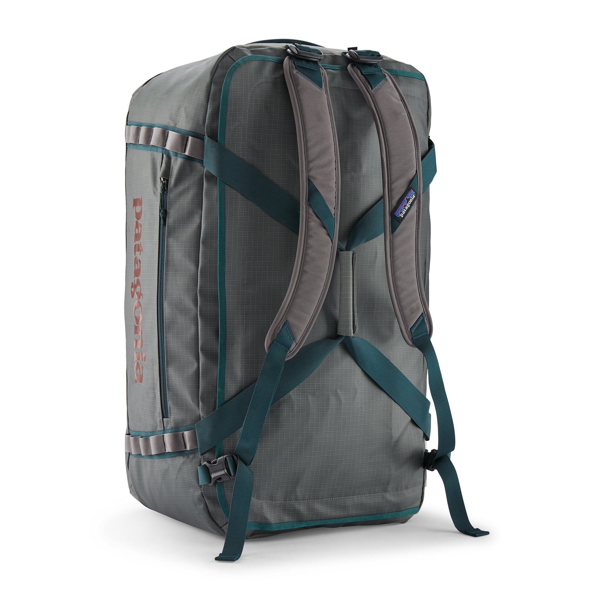 Patagonia Black Hole Duffel 70L in Noble Grey — angle view 2