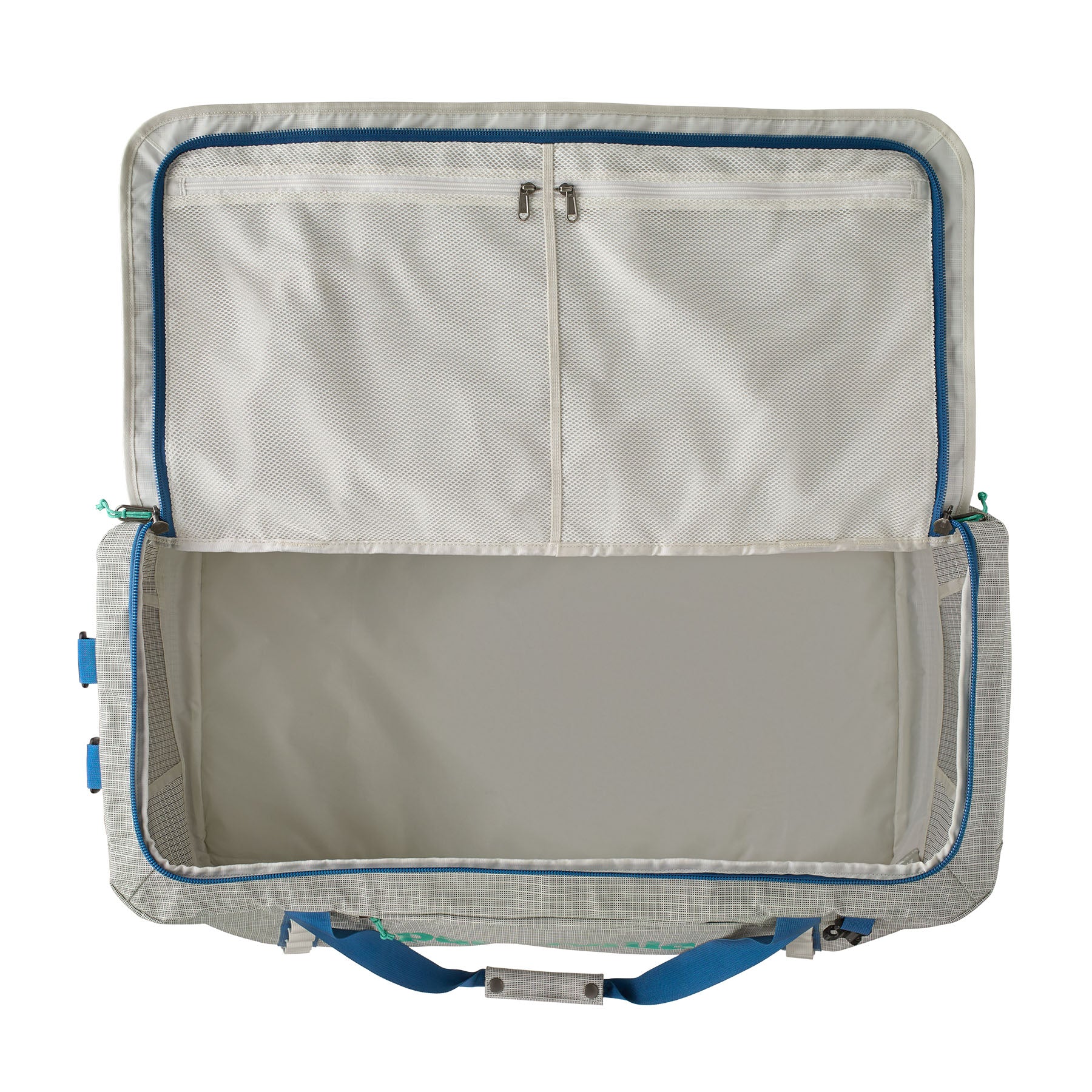 Patagonia Black Hole Duffel 100L in Birch White — interior view