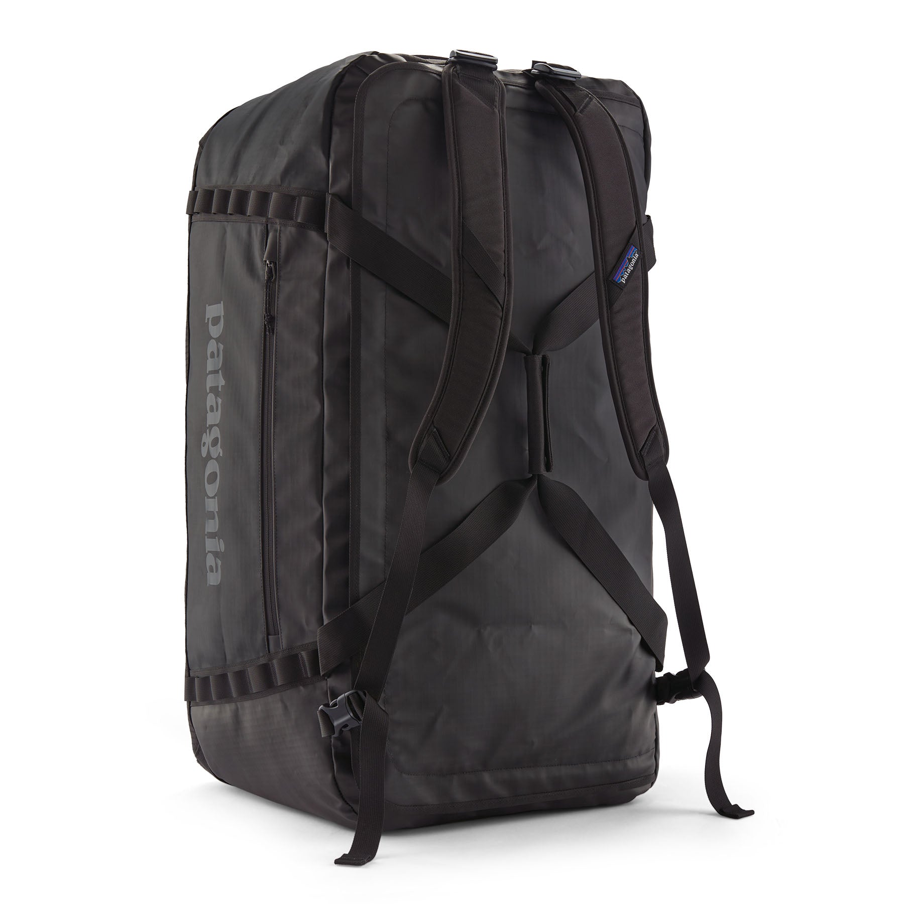 Patagonia Black Hole Duffel 100L in Black — angle view 2