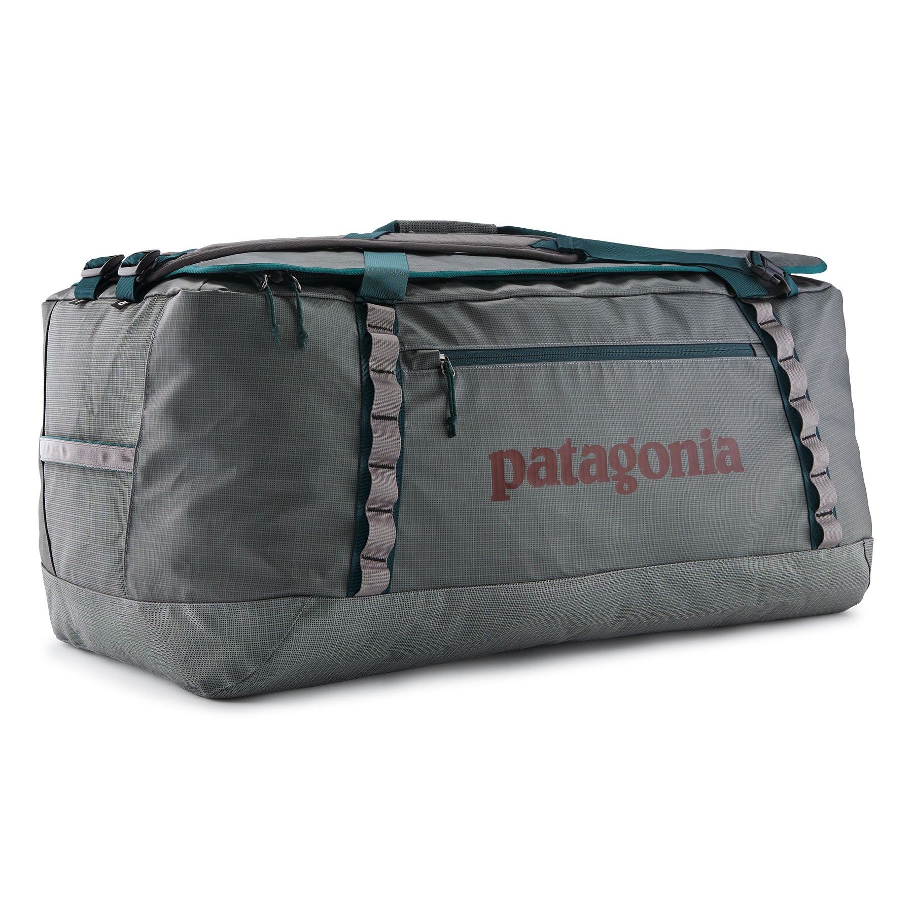 Patagonia Black Hole Duffel 100L in Noble Grey — front view