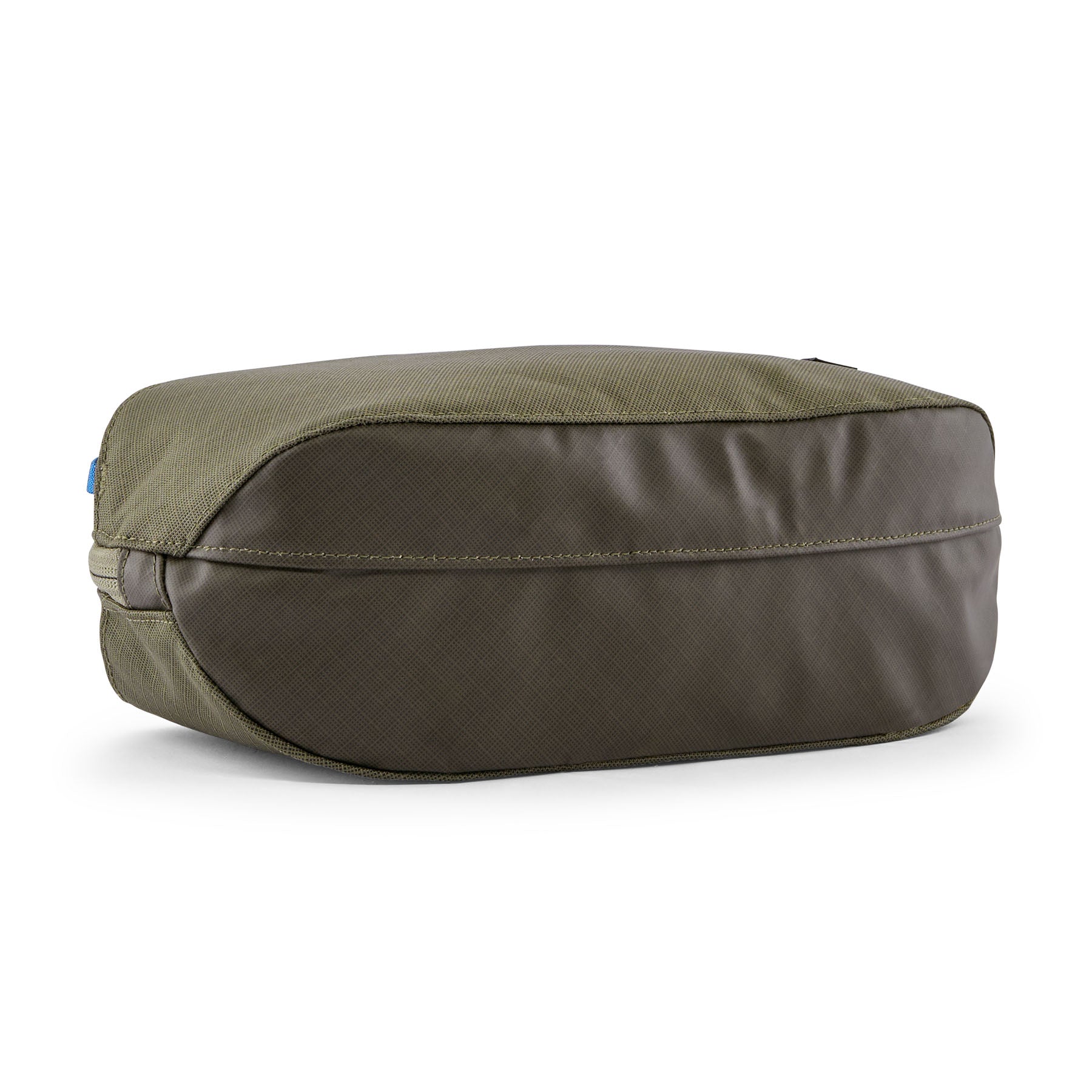 Patagonia Black Hole Cube 3L in Basin Green/Fitz Trout — back view