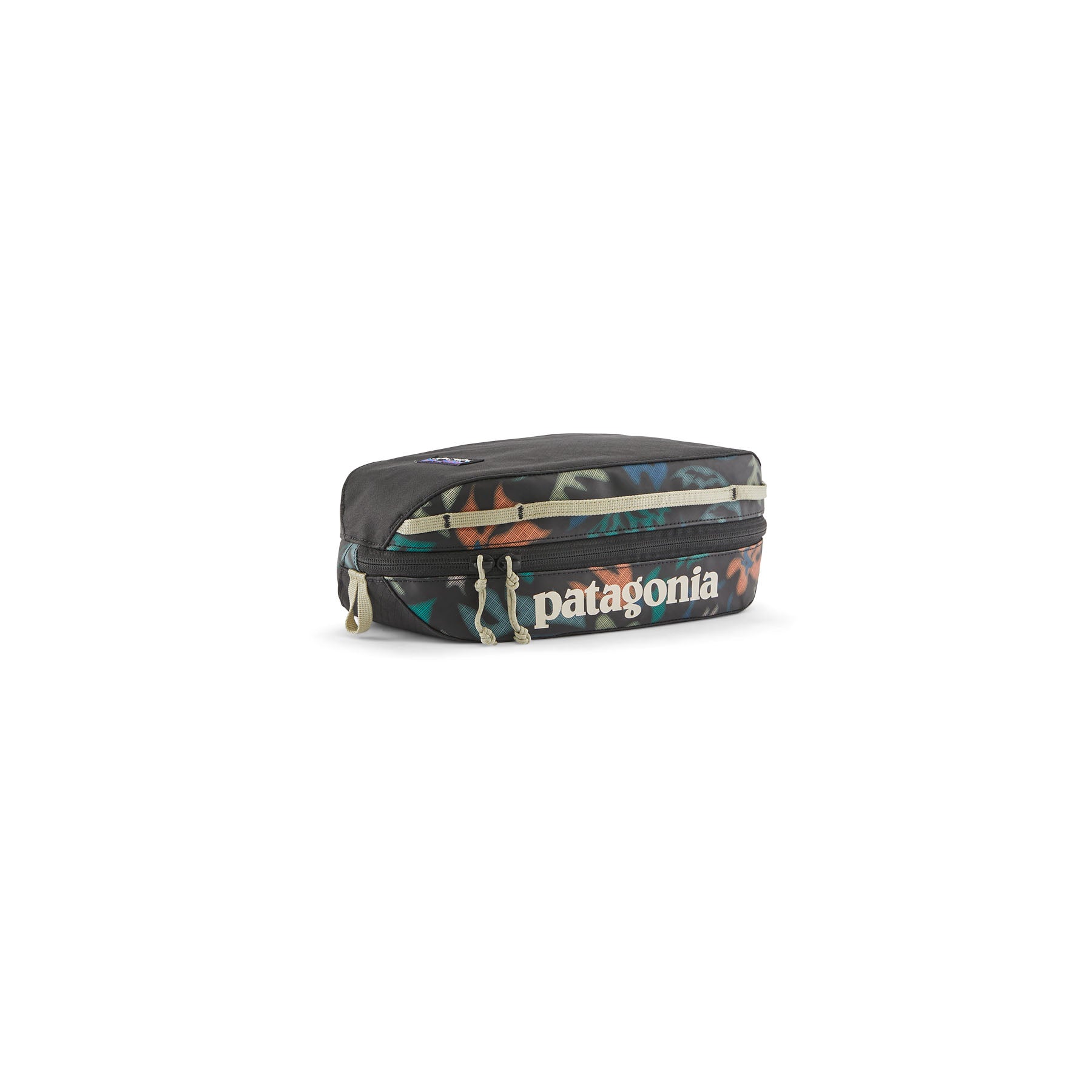 Patagonia Black Hole Cube 3L in Kaleido: Black — front view