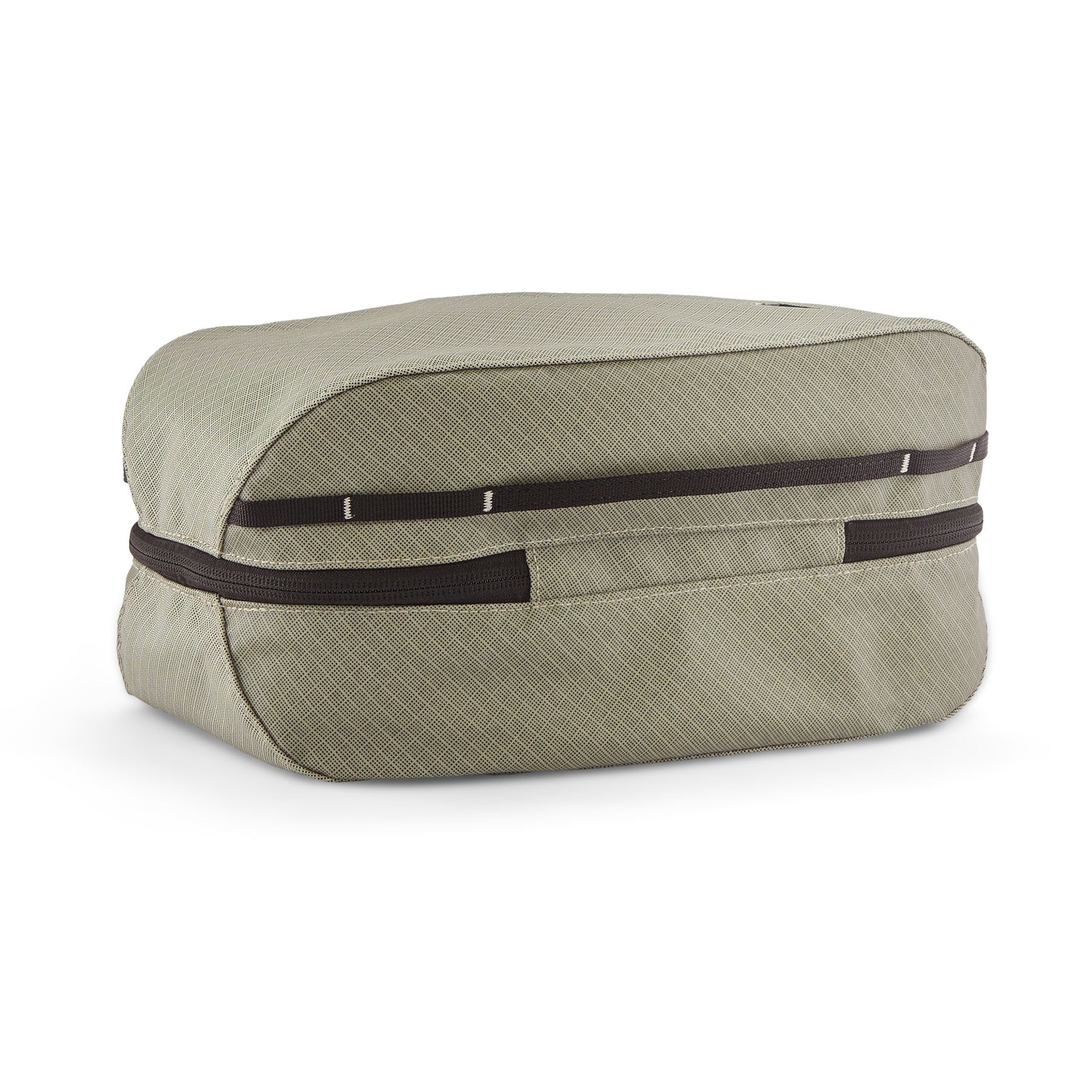 Patagonia Black Hole Cube 6L in Weathered Stone — back view