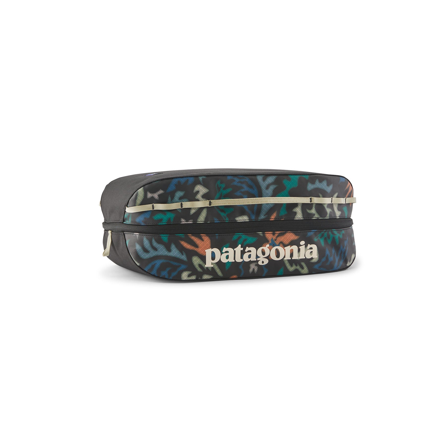 Patagonia Black Hole Cube 14L in Kaleido: Black — front view