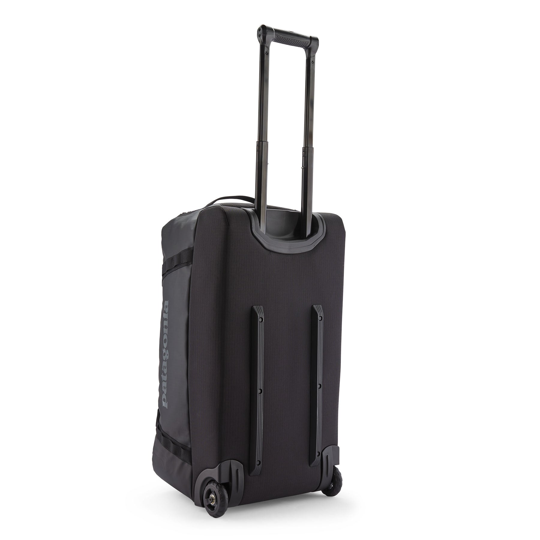 Patagonia Black Hole Wheeled Duffel 70L in Black — back view