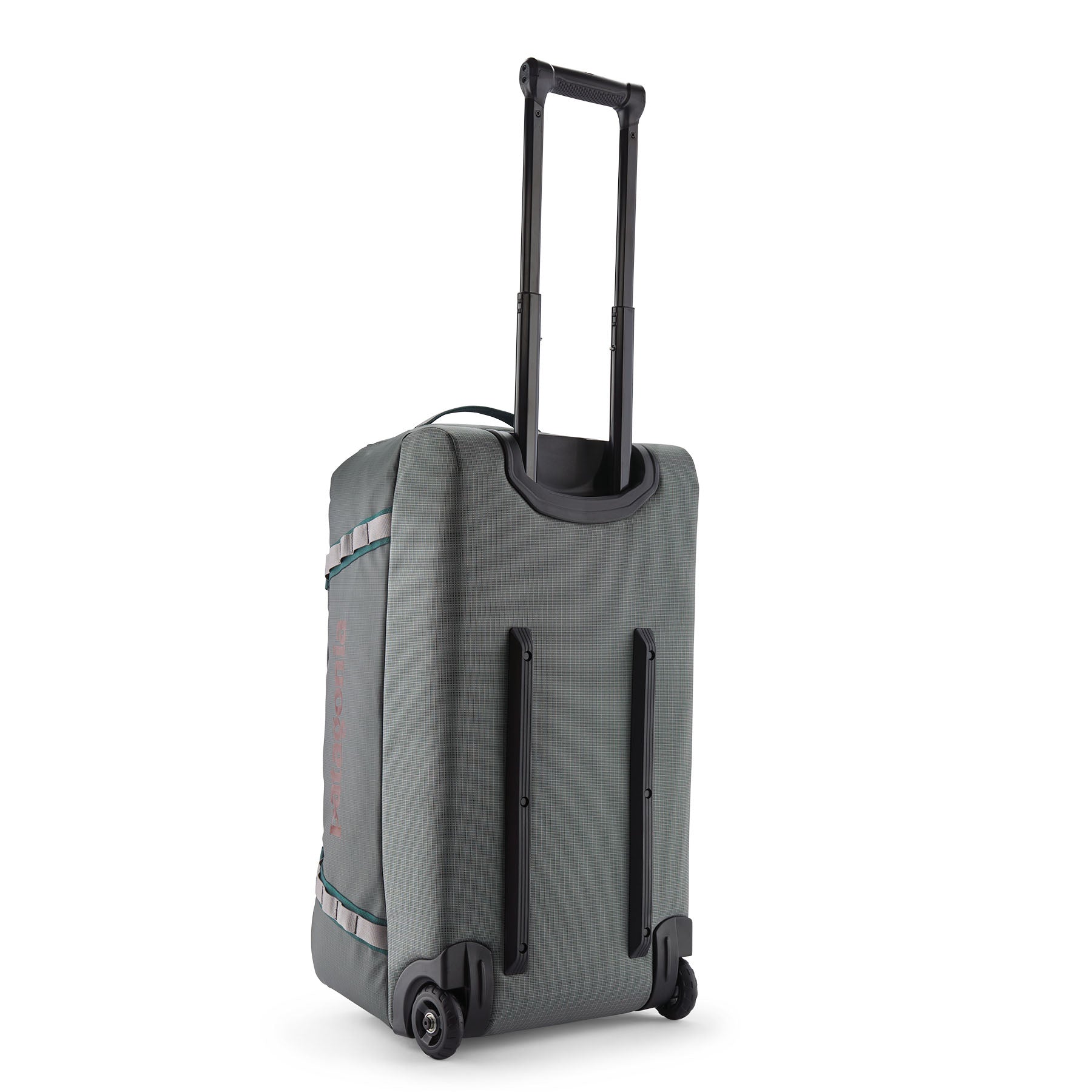 Patagonia Black Hole Wheeled Duffel 70L in Noble Grey — back view