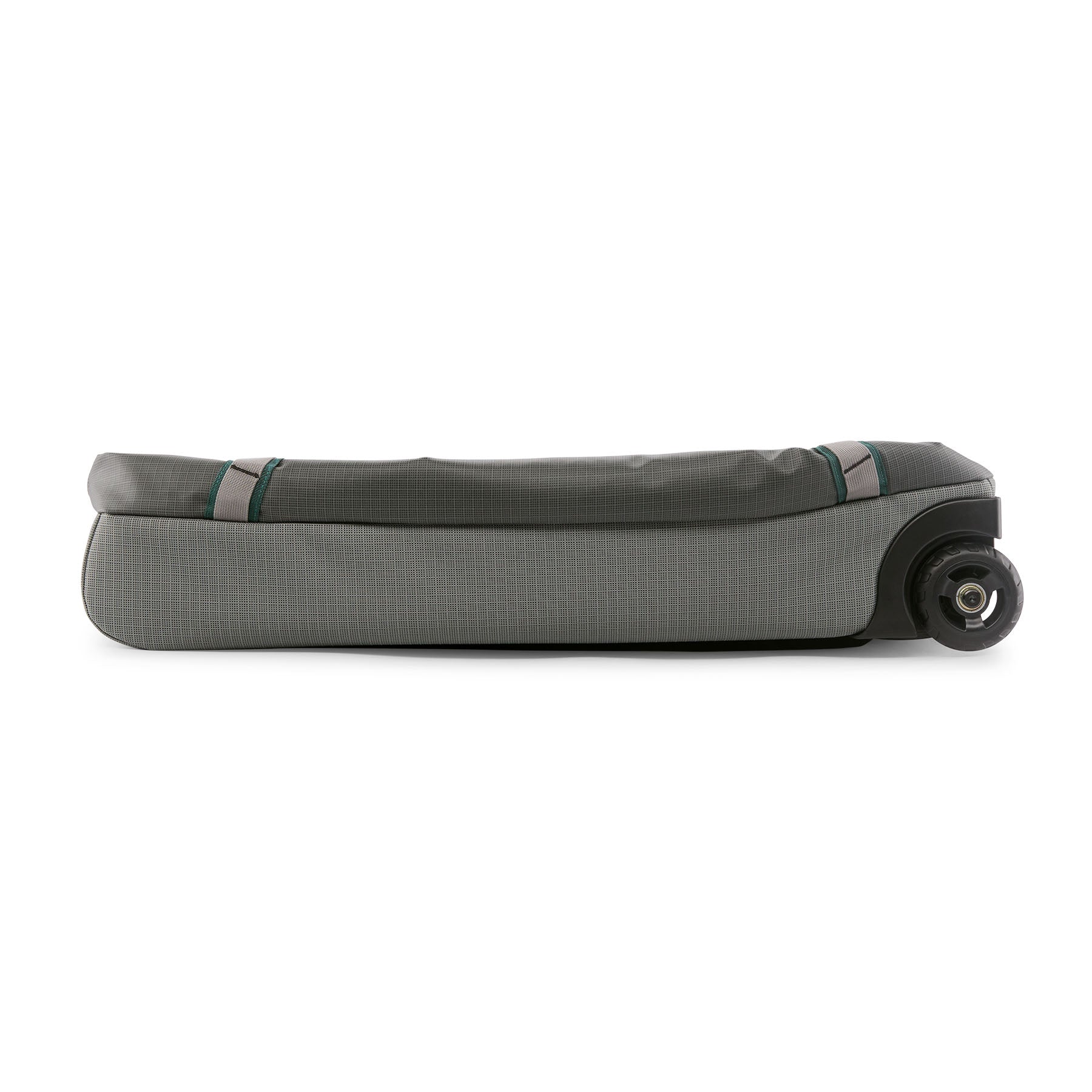 Patagonia Black Hole Wheeled Duffel 70L in Noble Grey — angle view 2