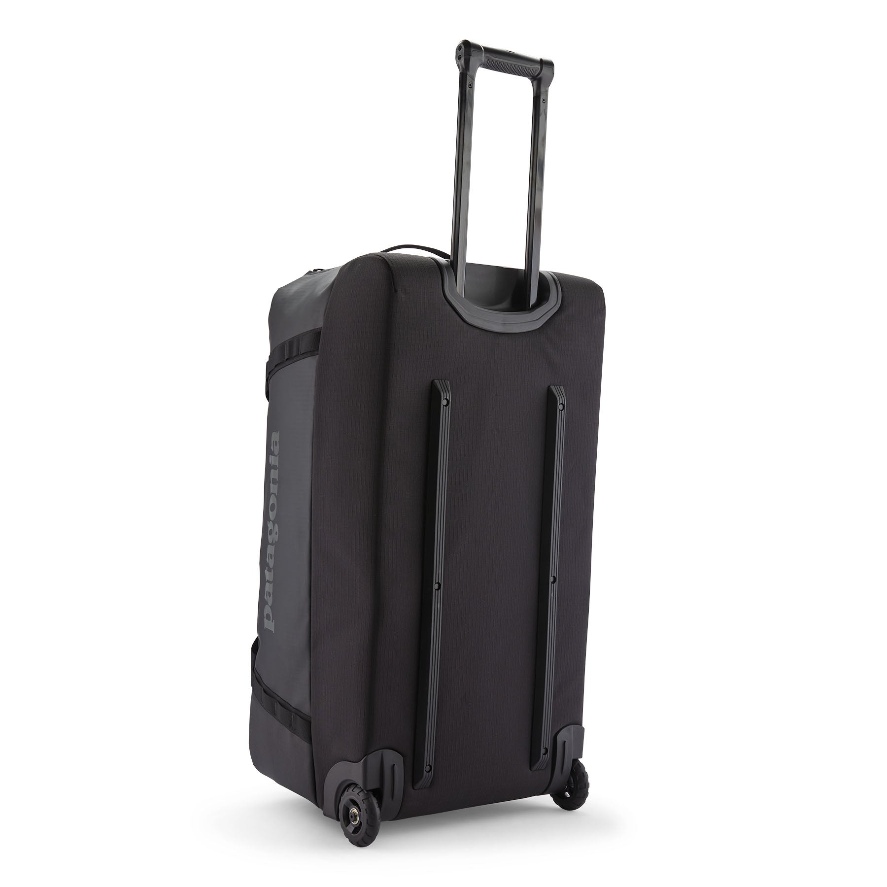 Patagonia Black Hole Wheeled Duffel 100L in Black — back view