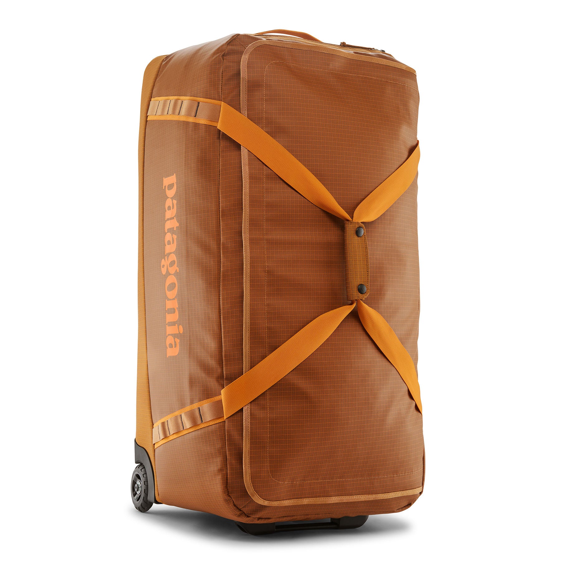 Patagonia Black Hole Wheeled Duffel 100L in Cinnamon Brown — front view