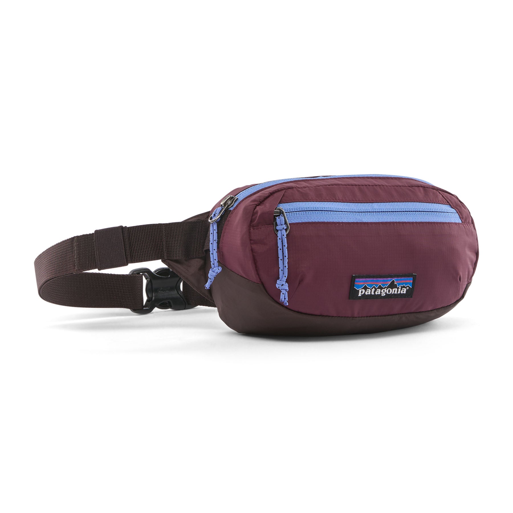 Patagonia Terravia Mini Hip Pack 1L in Berry Fig — front view