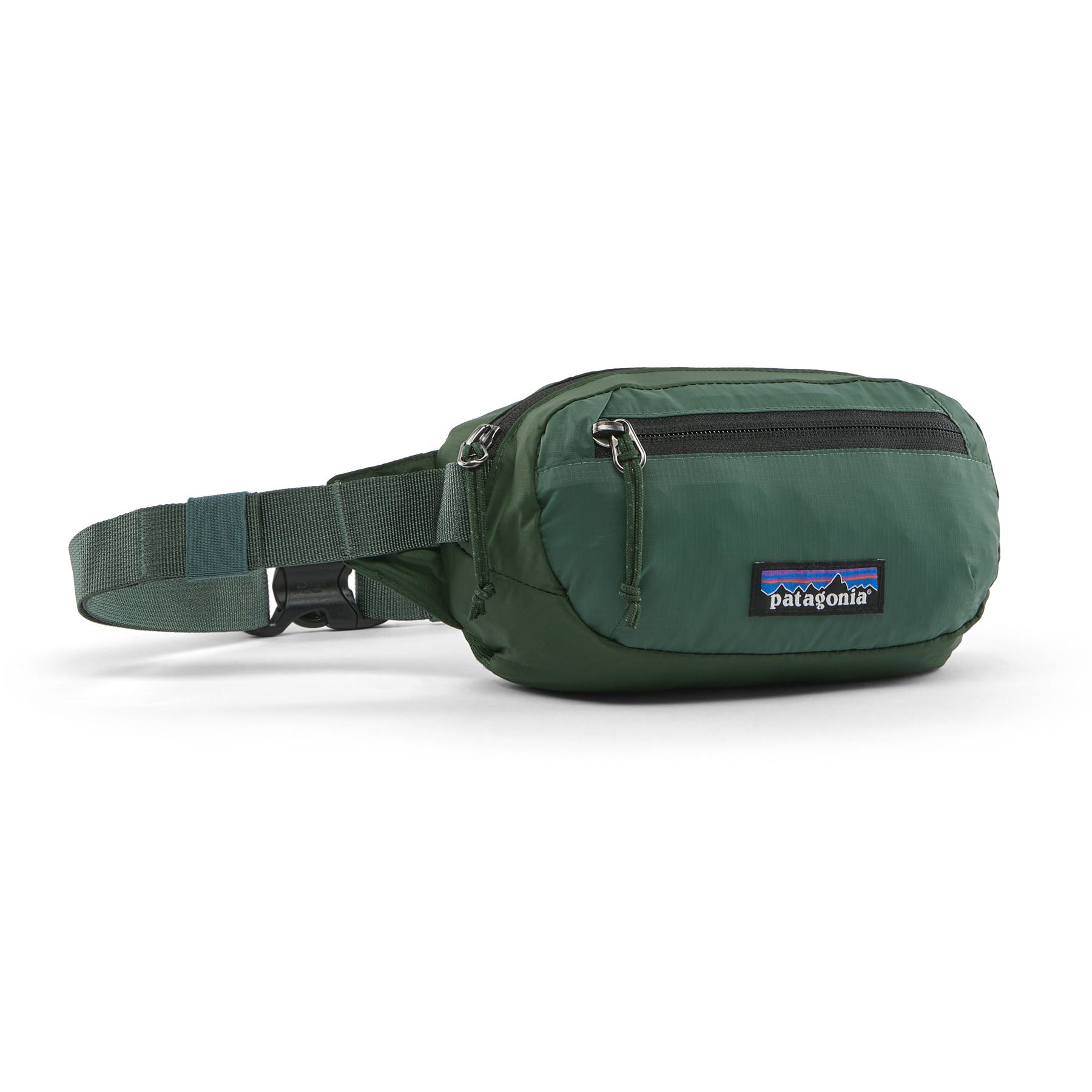 Patagonia Terravia Mini Hip Pack 1L in Canopy Green — front view