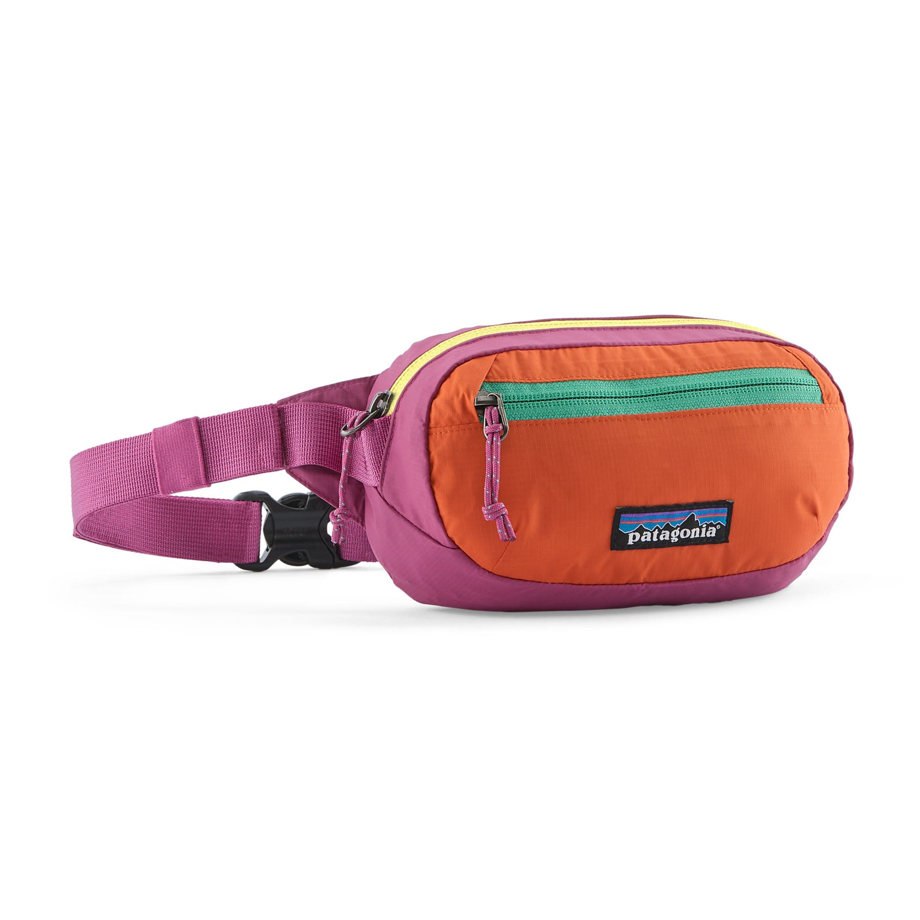 Patagonia Terravia Mini Hip Pack 1L in Faded Magenta — front view