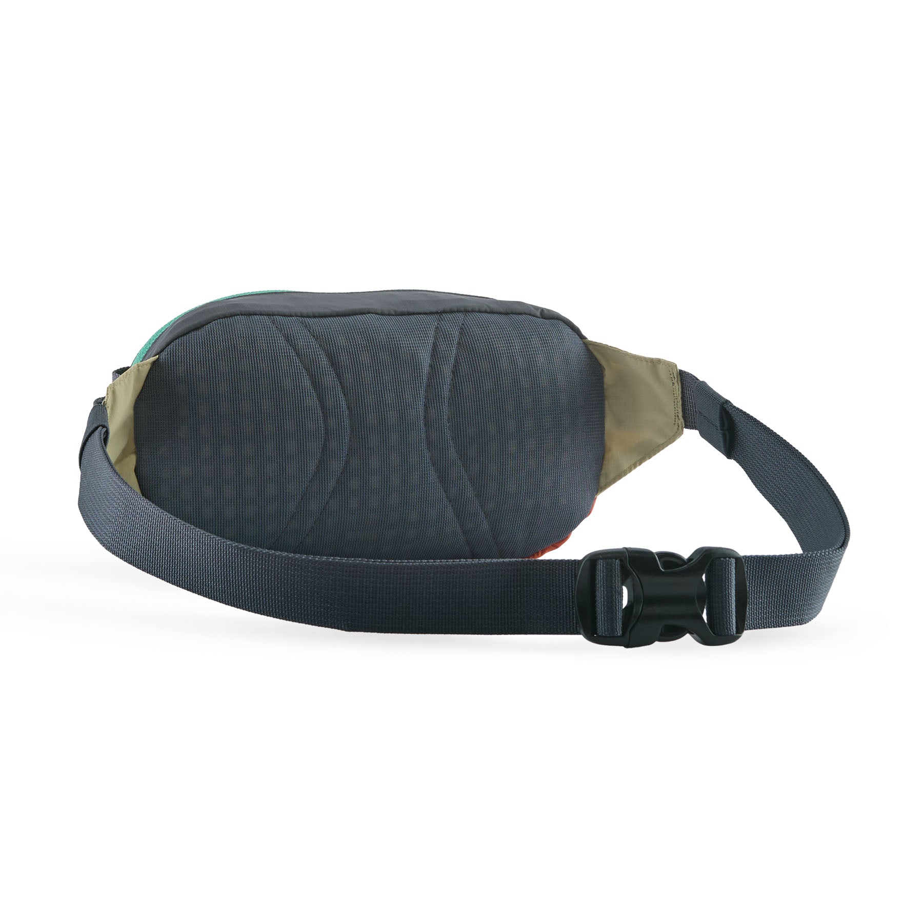 Patagonia Terravia Mini Hip Pack 1L in Patchwork: Gumtree Green — back view