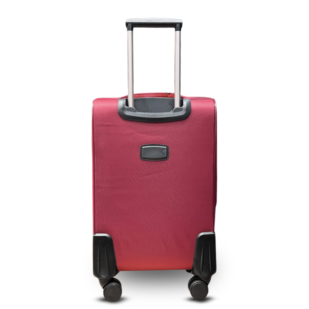 Camel Mountain 9122 Softside Expandable Spinner Luggage in Red — back view