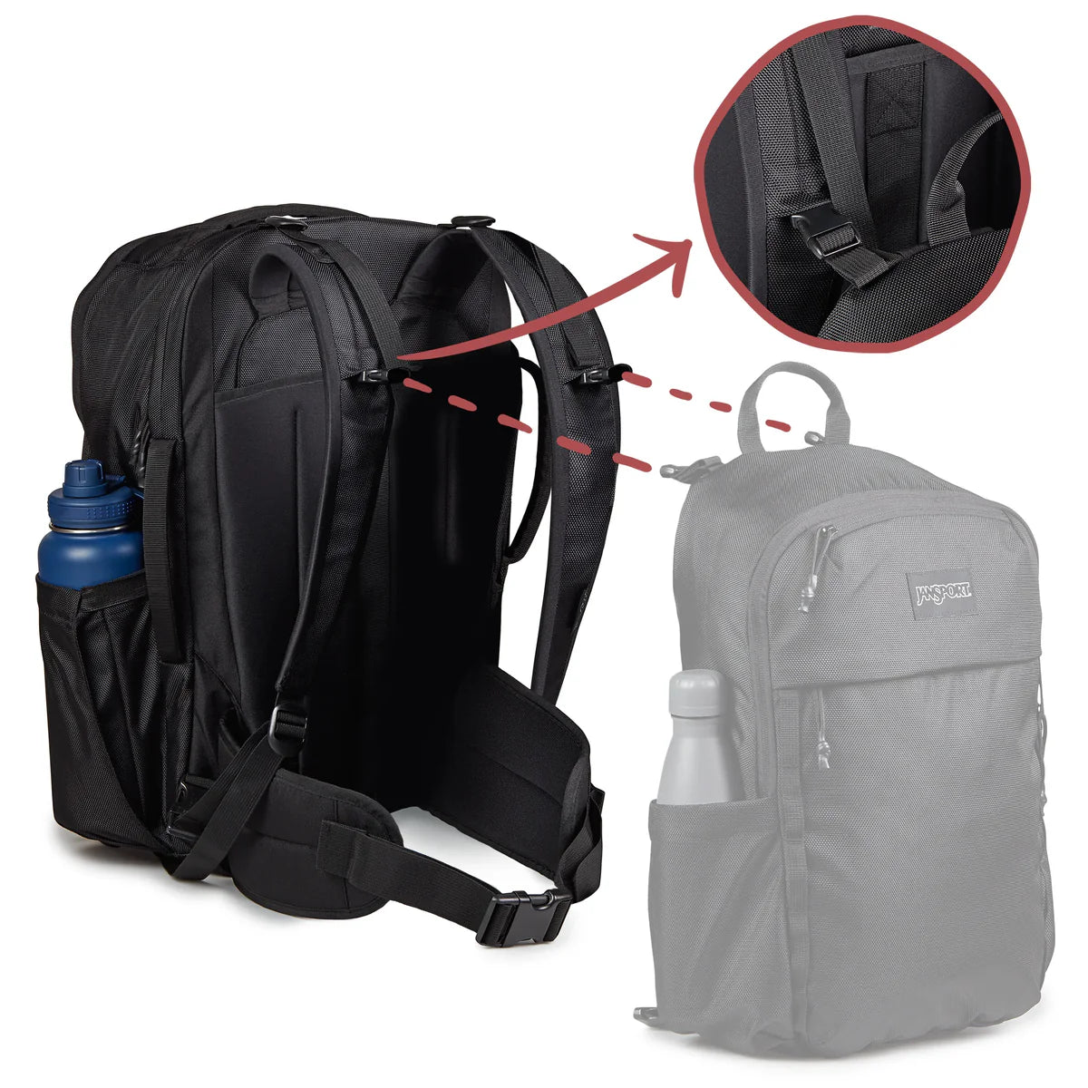 Jansport Venture Pack 40 L Liminal Series, view 14