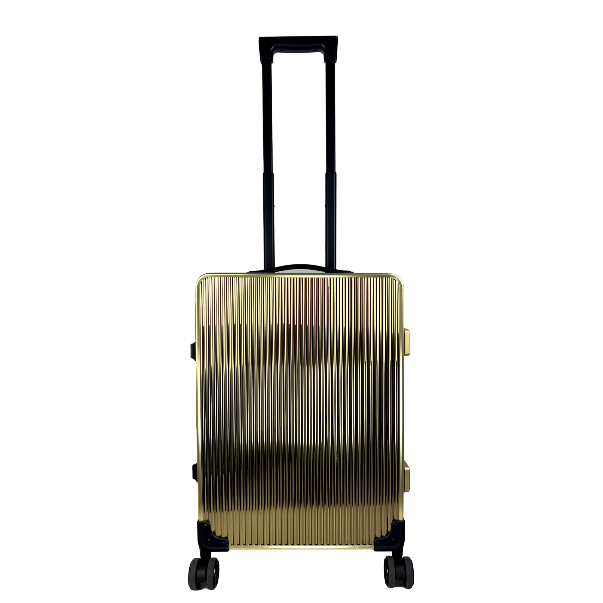 Bon Voyage 0167 20" Titanium Steel Carry-On Spinner Luggage image 0