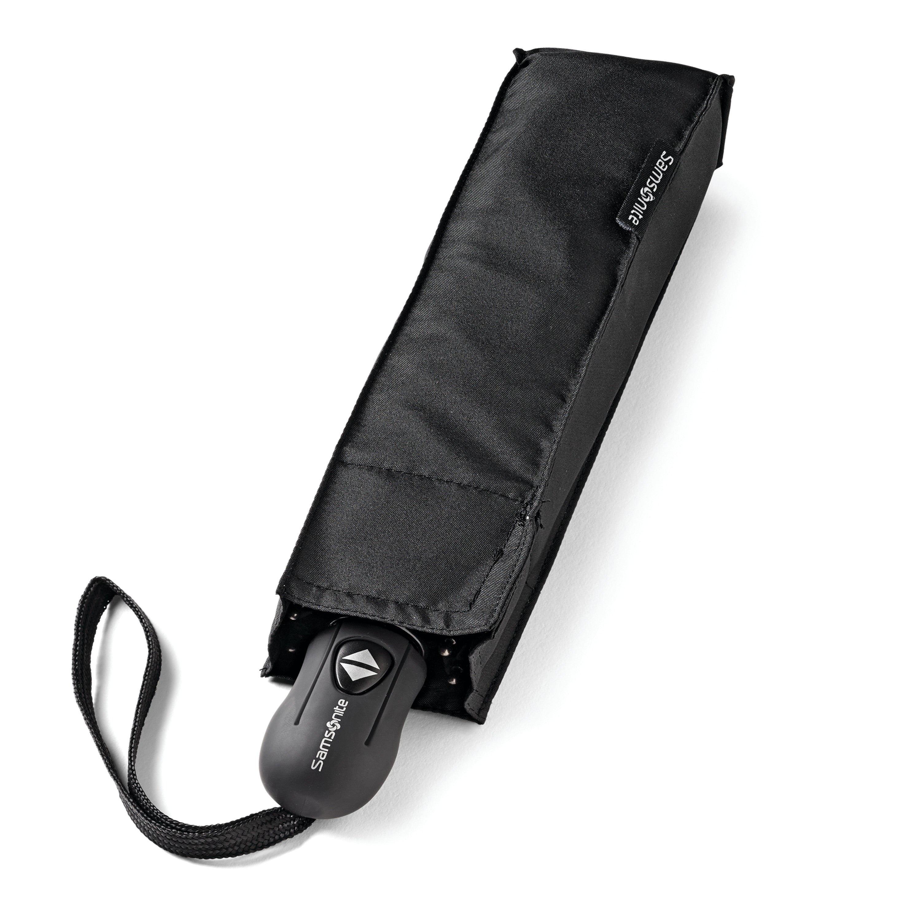 Samsonite Compact Auto Open/Close Umbrella - Black