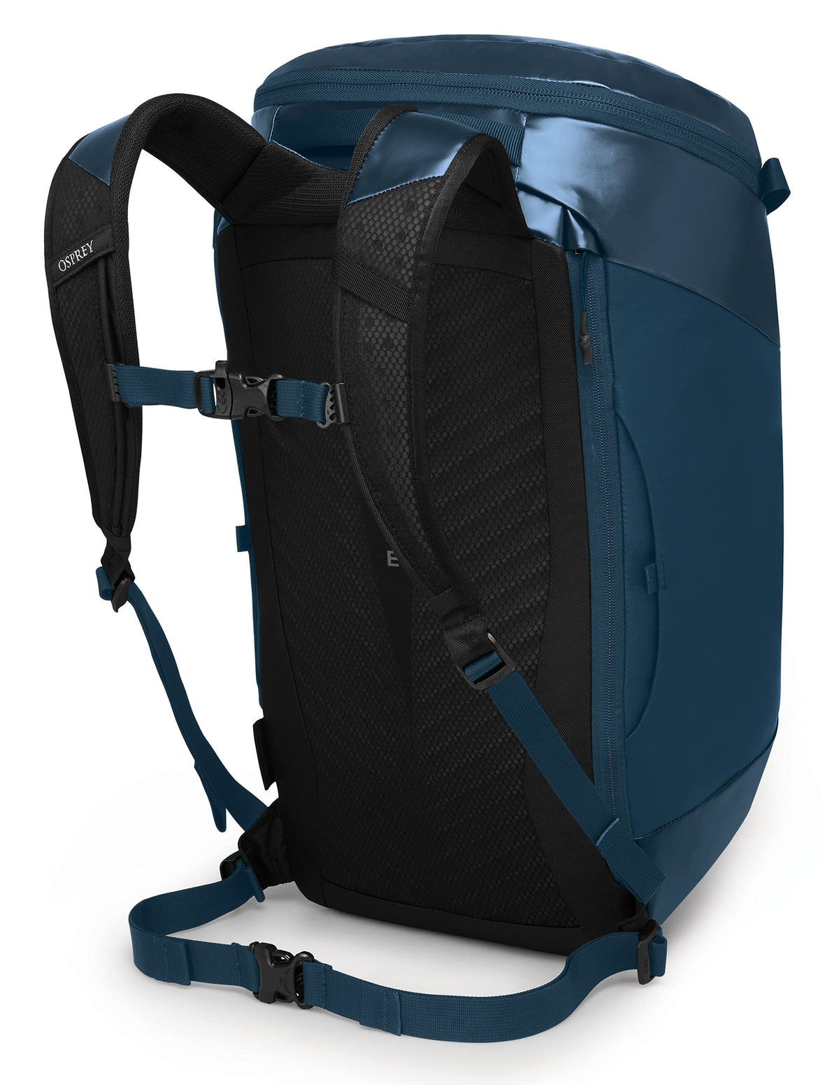 Osprey Transporter Large Zip Top 30L in Venturi Blue — back view