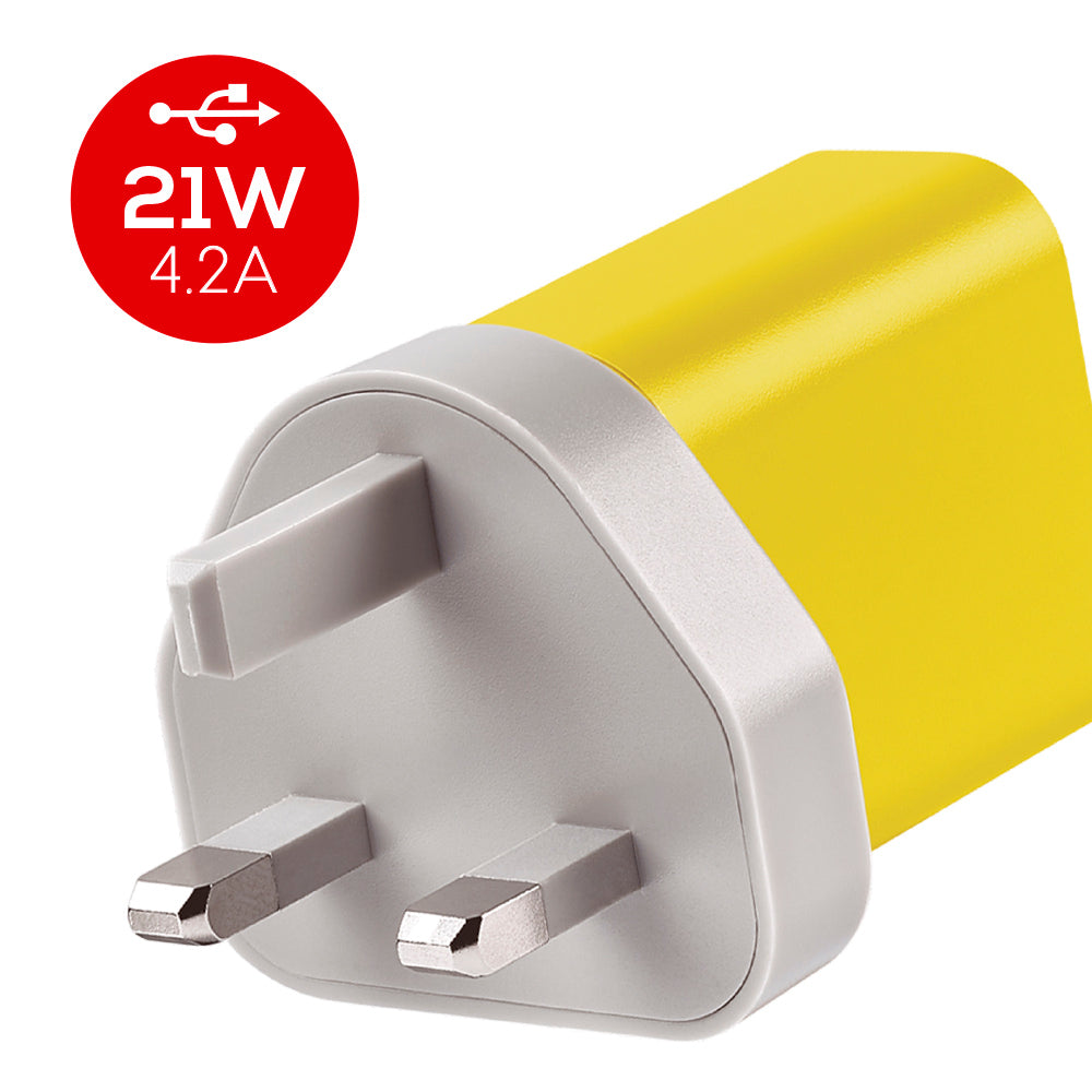 Go Travel Worldwide 3 Port USB-A Charger – front view