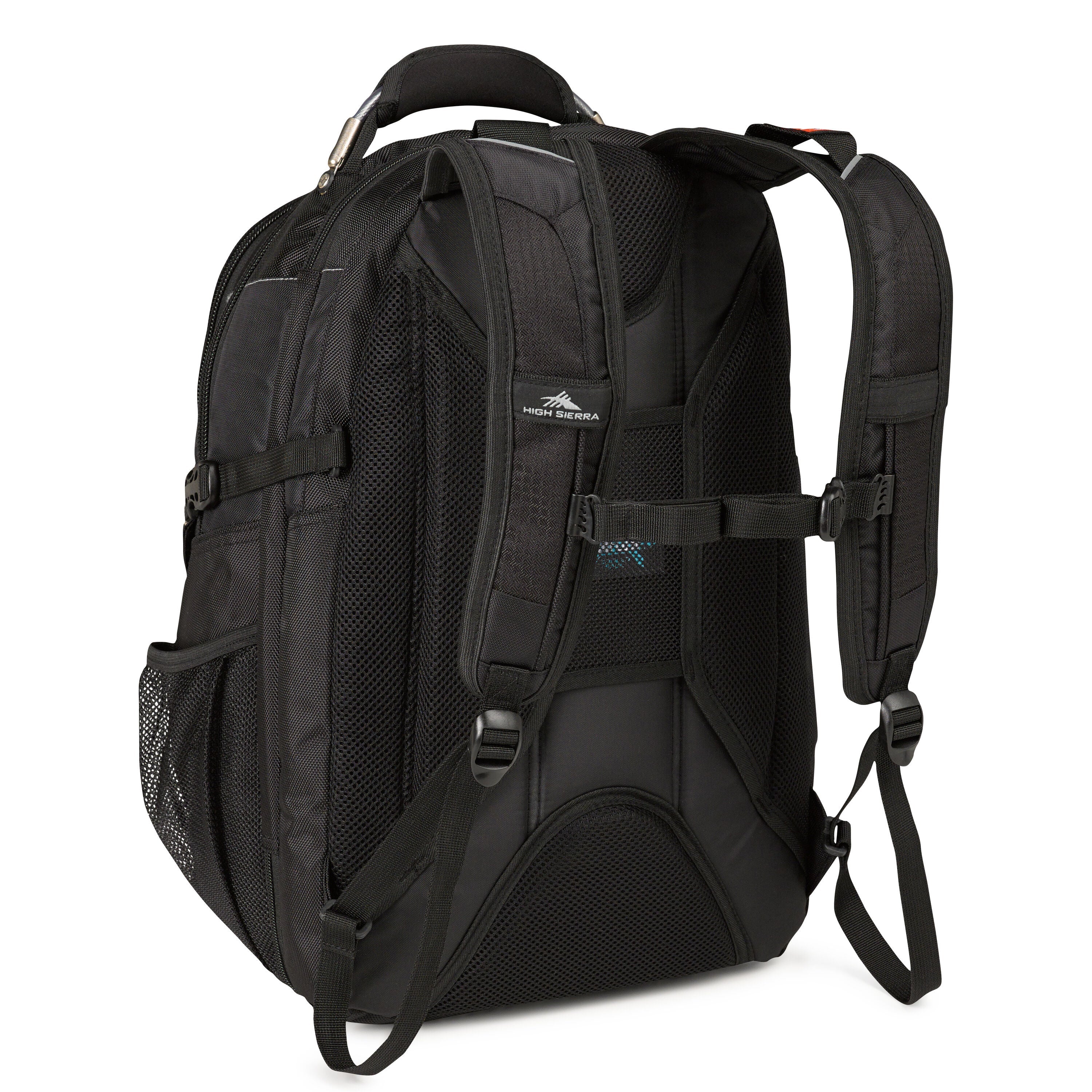 High Sierra XBT TSA Backpack in Black — angle view 1