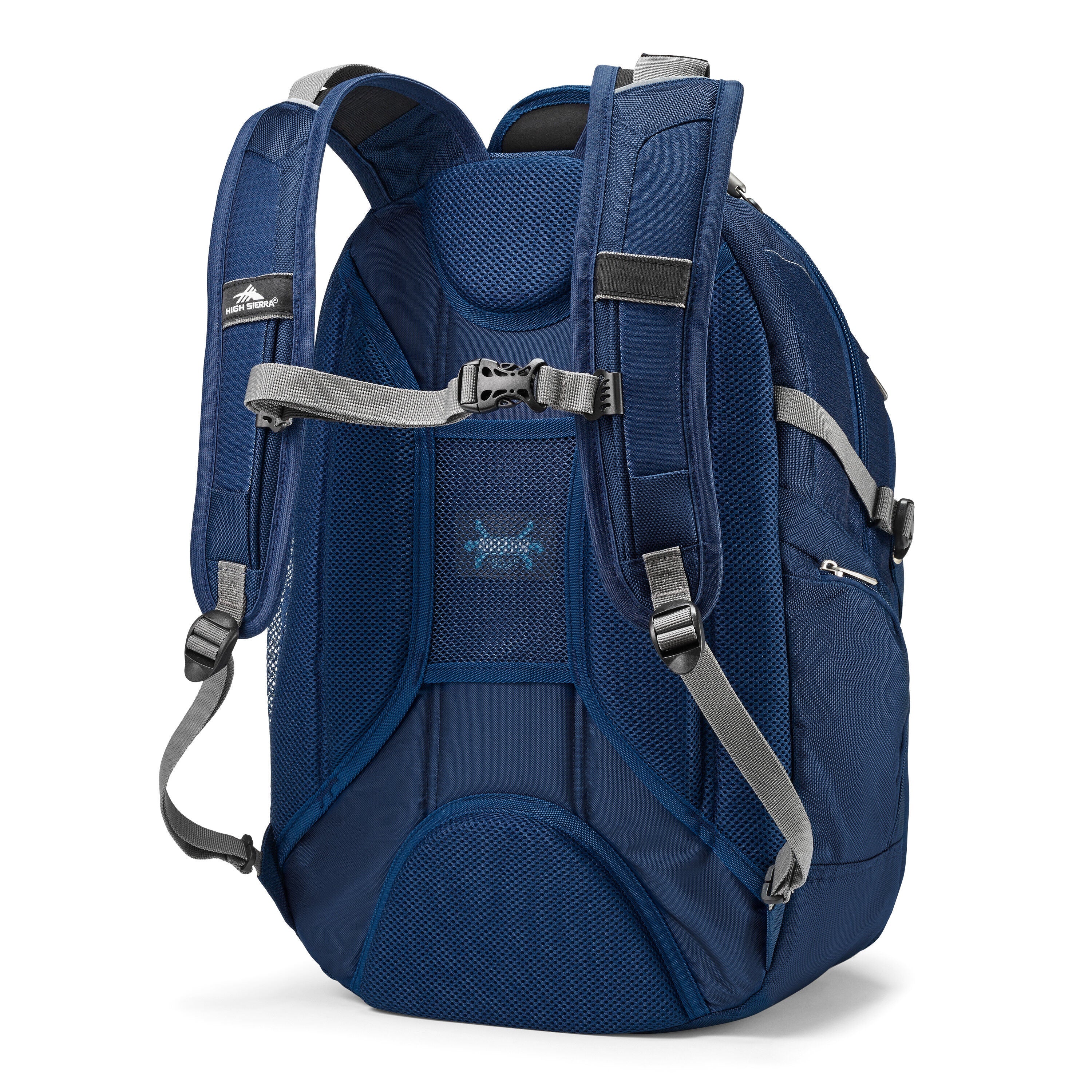High Sierra XBT Daypack in True Navy Charc — back view