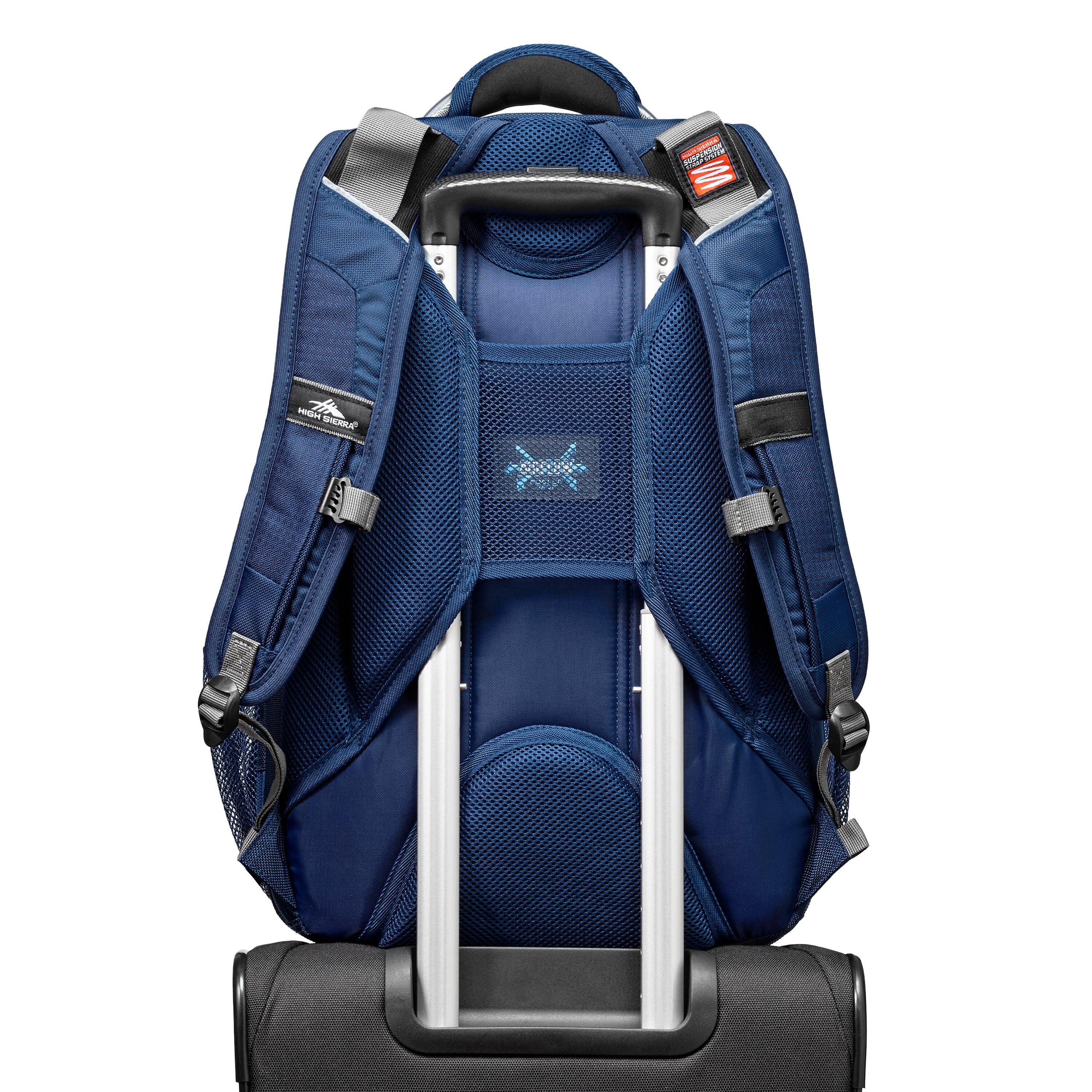 High Sierra XBT Daypack in True Navy Charc — angle view 2