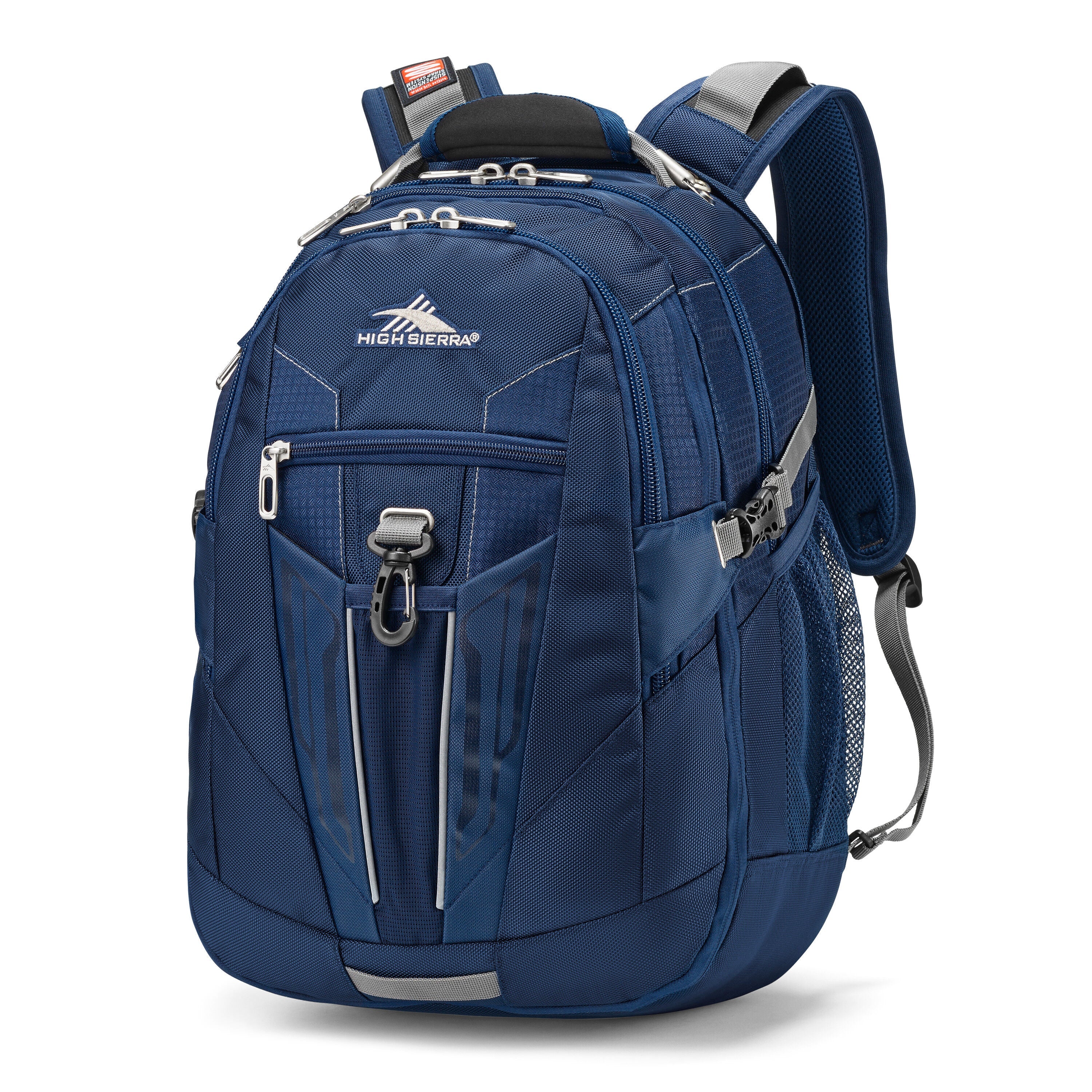 High Sierra XBT Daypack in True Navy Charc — front view