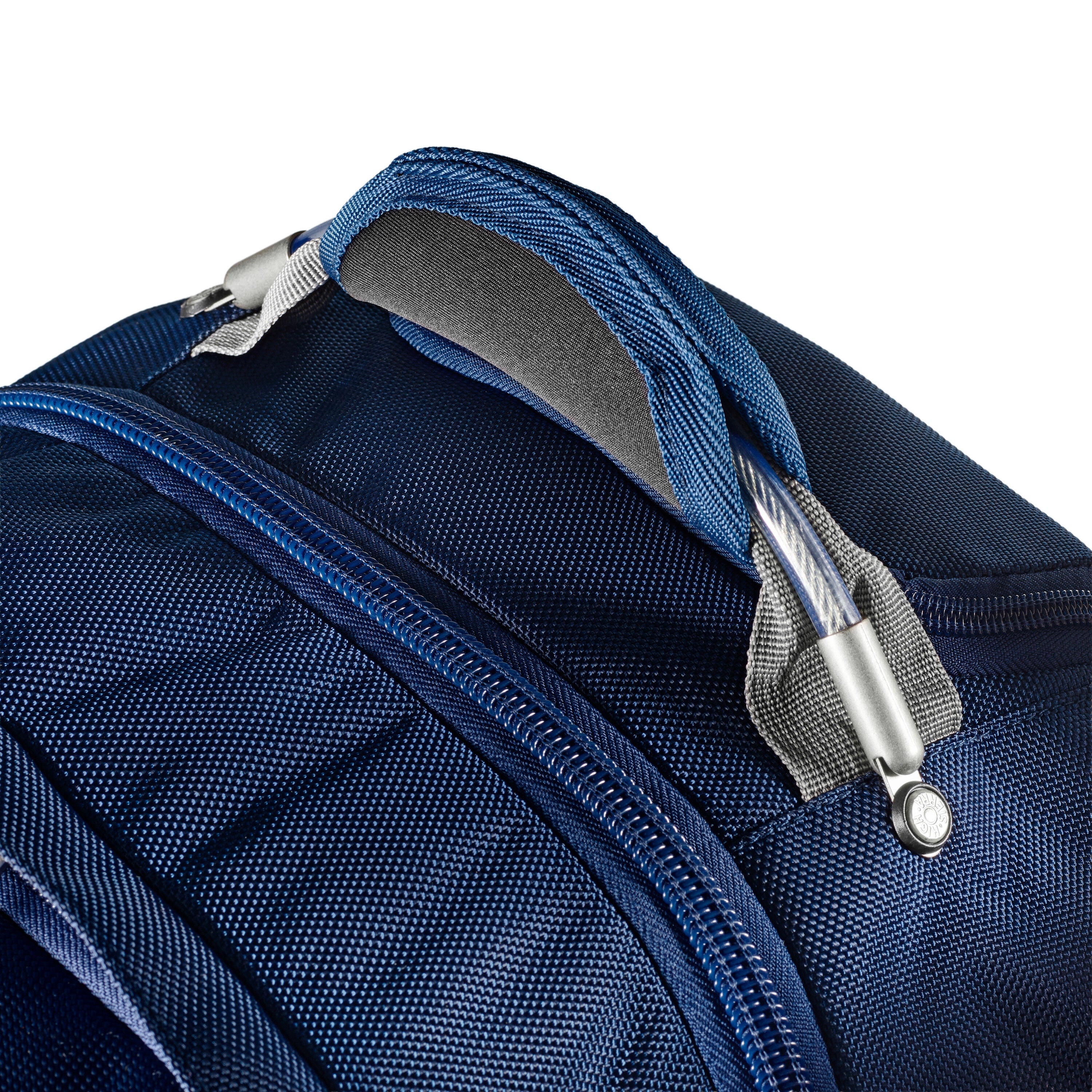 High Sierra XBT Wheeled Backpack in True Navy Charc — angle view 1