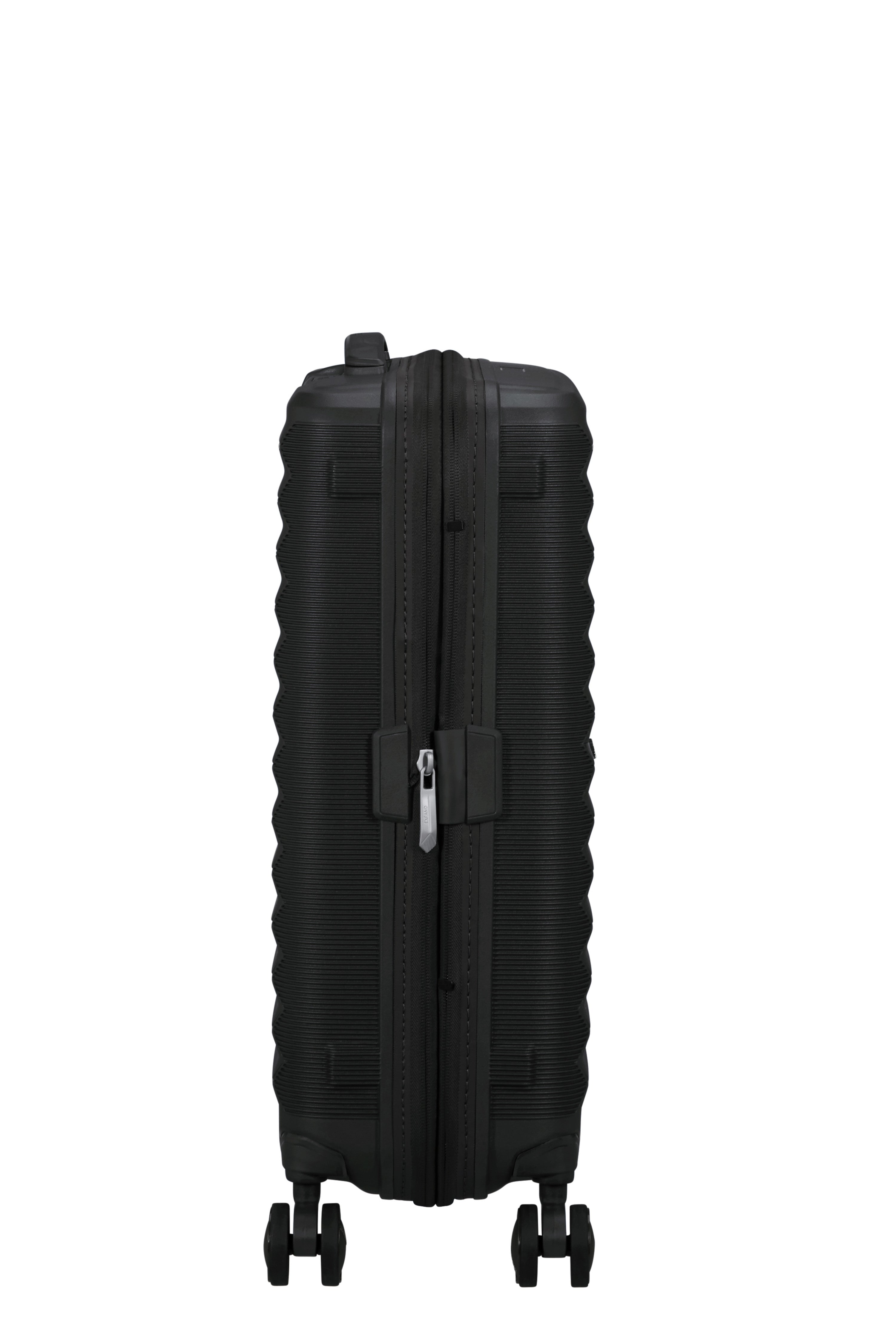 American Tourister FastForward Expandable Carry-On Spinner (20-inch) - FLASH BLACK