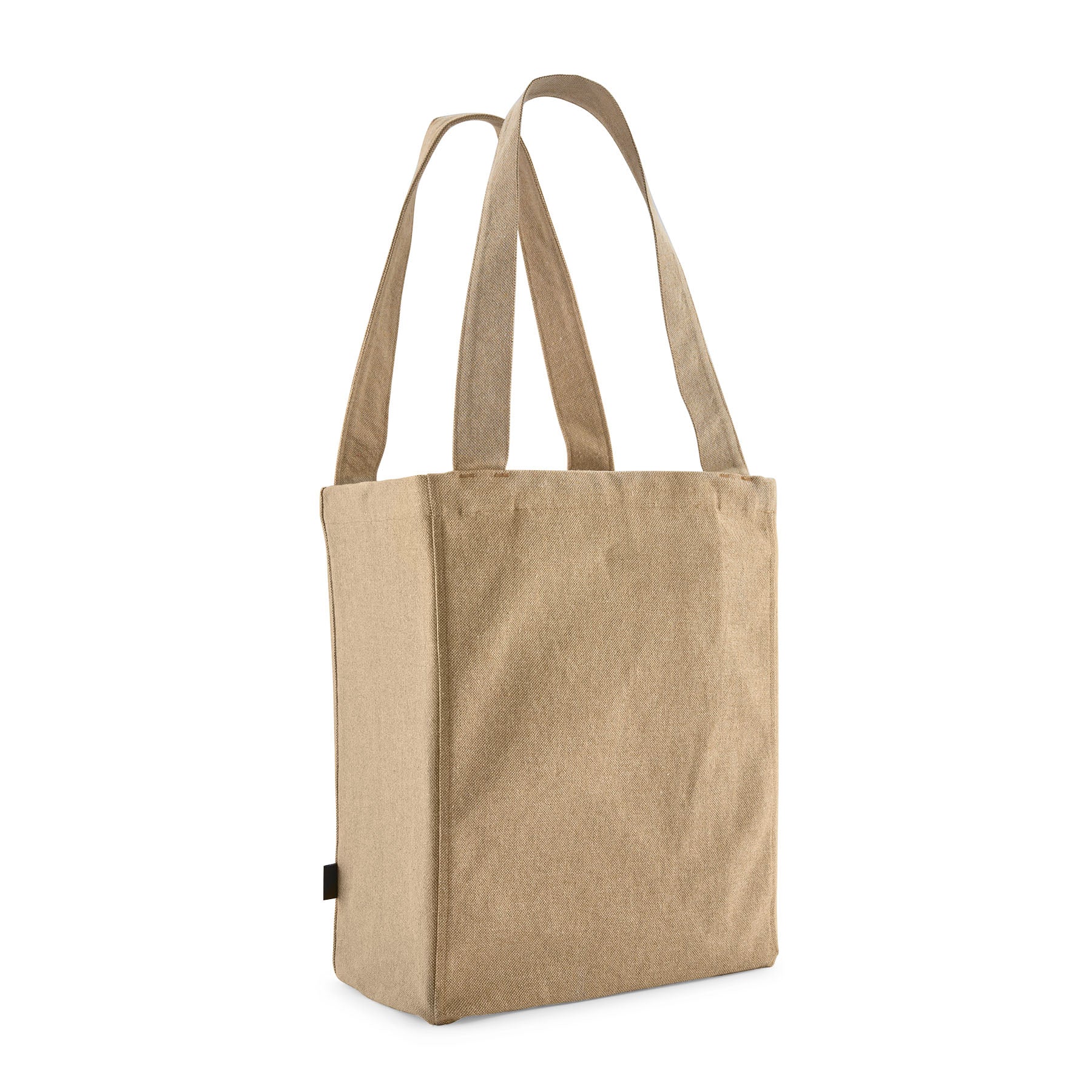 Patagonia Recycled Market Tote in '95 Oval Logo: Classic Tan — back view