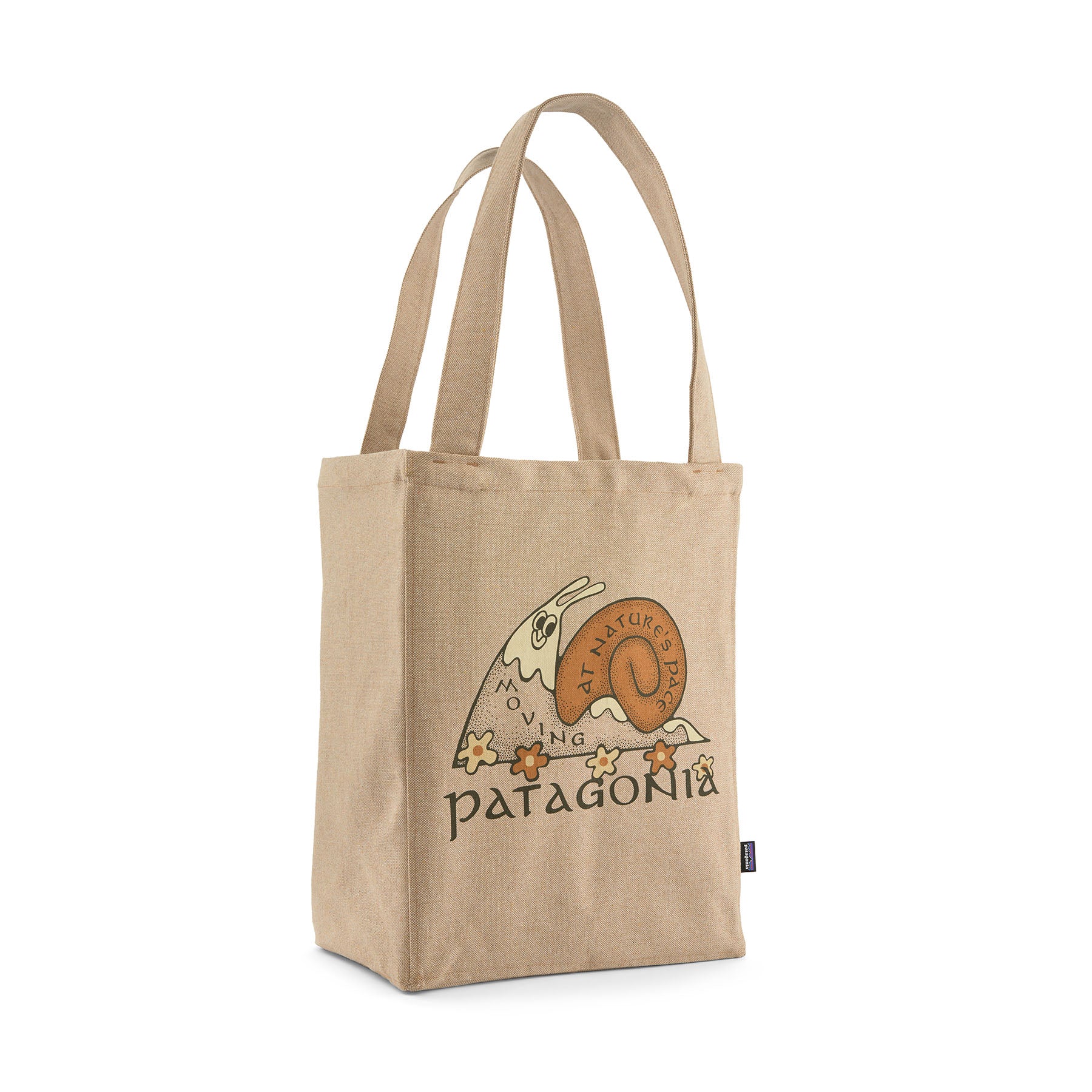 Patagonia Recycled Market Tote in Nature's Pace: Classic Tan — front view