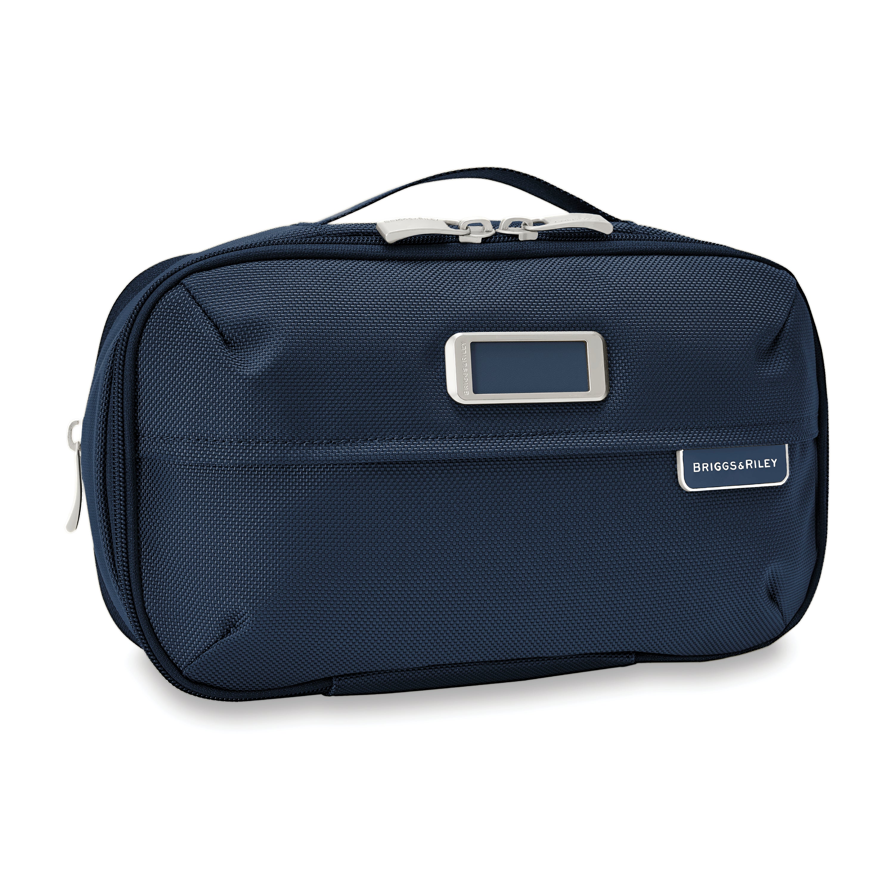Briggs & Riley Baseline Expandable Essentials Kit in Navy — angle view 2 # color_Navy