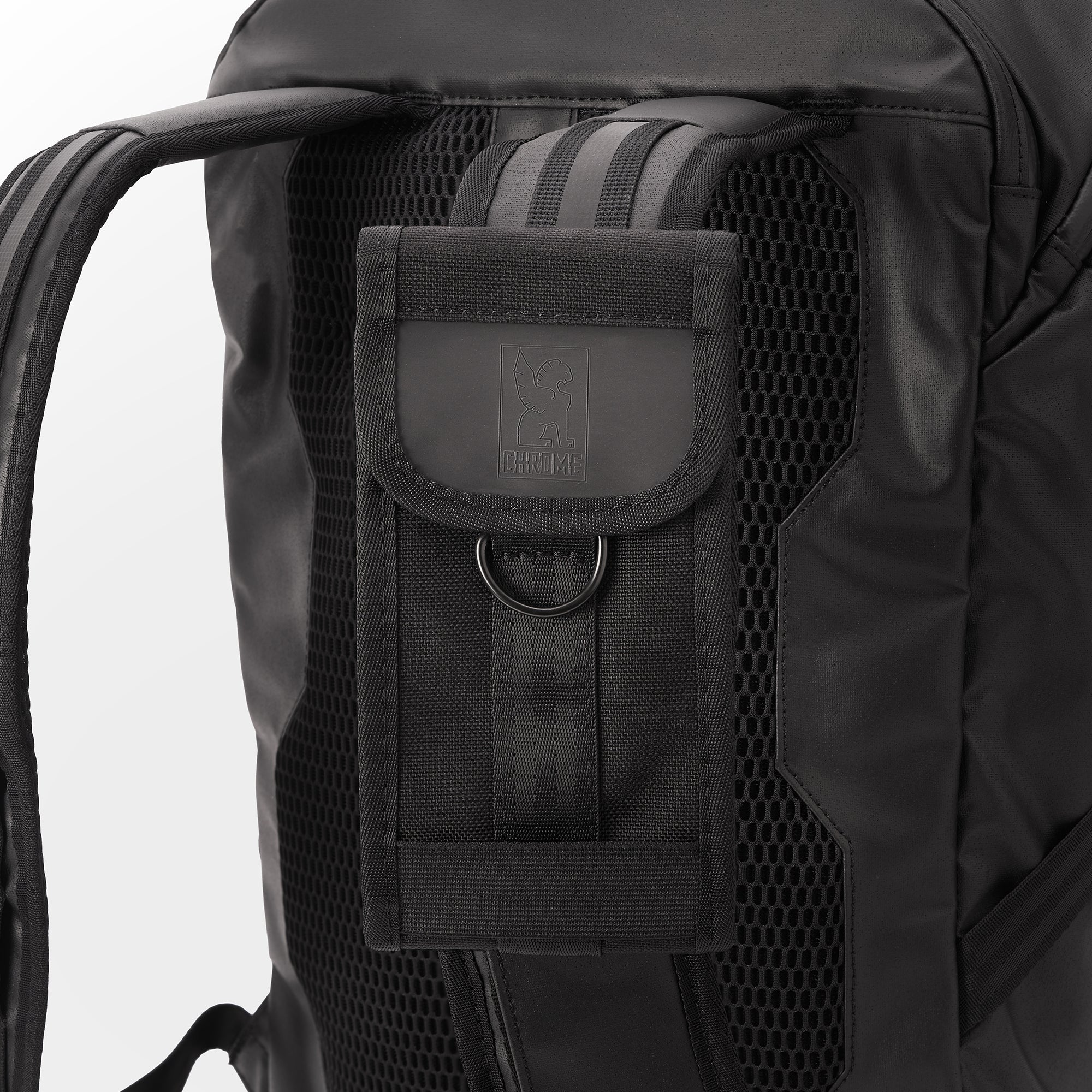 Chrome Industries Large Phone Pouch in Black — detail view