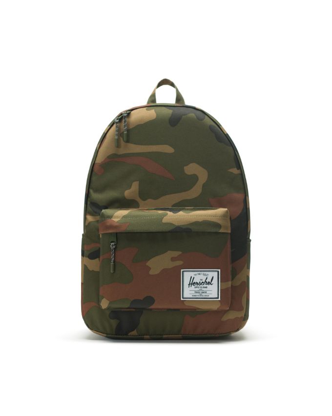 Herschel Classic Backpack | XL 30L – green camo, front view